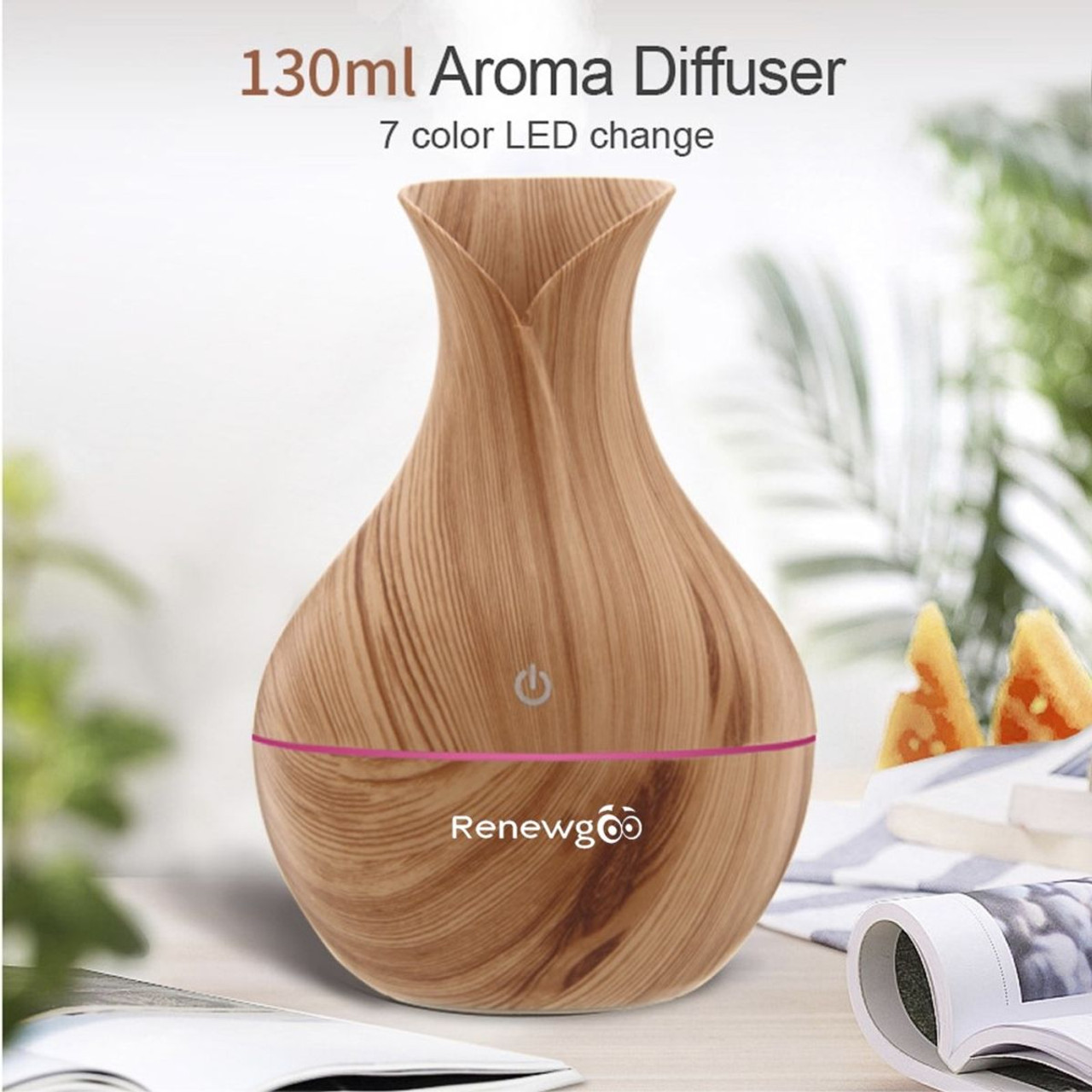 Ultimate Aromatherapy Vase Diffuser with 6-Piece Essential Oil Set product image