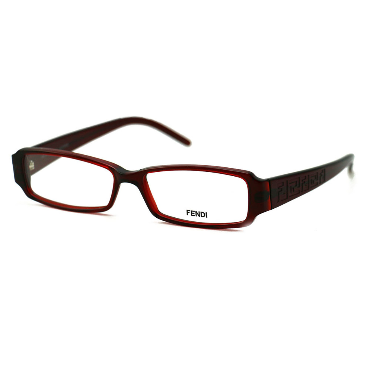 Fendi Women's Burgundy Rectangular Eyeglasses product image