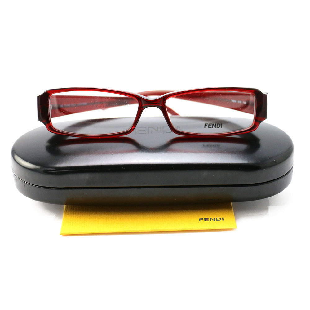 fendi red glasses frames