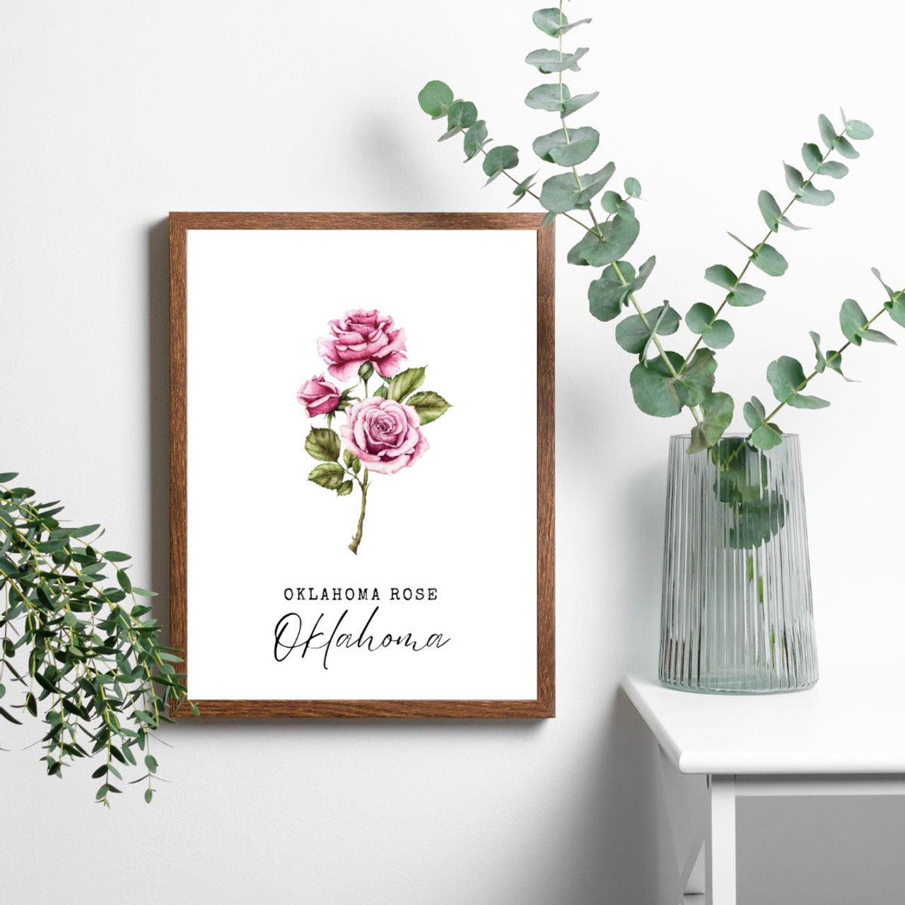 State Flower Wall Art Print product image