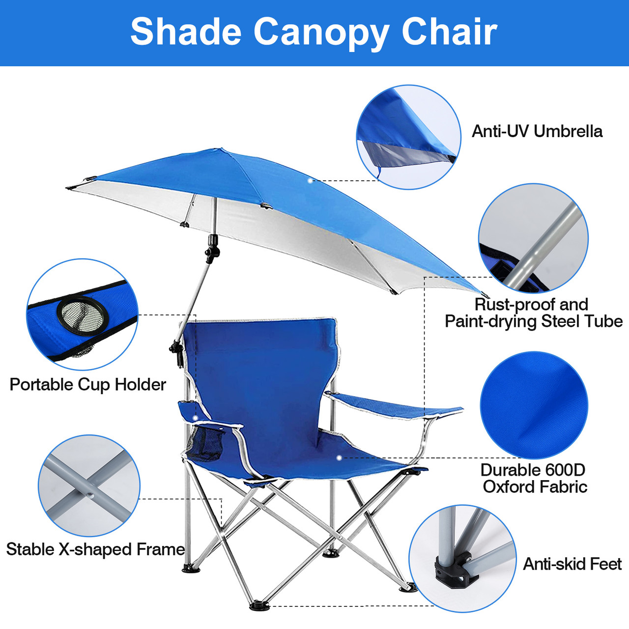 LakeForest Foldable Beach Chair  product image