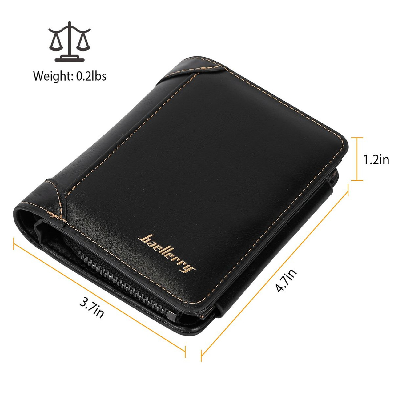 Baellerry™ Men's Trifold Leather Wallet product image