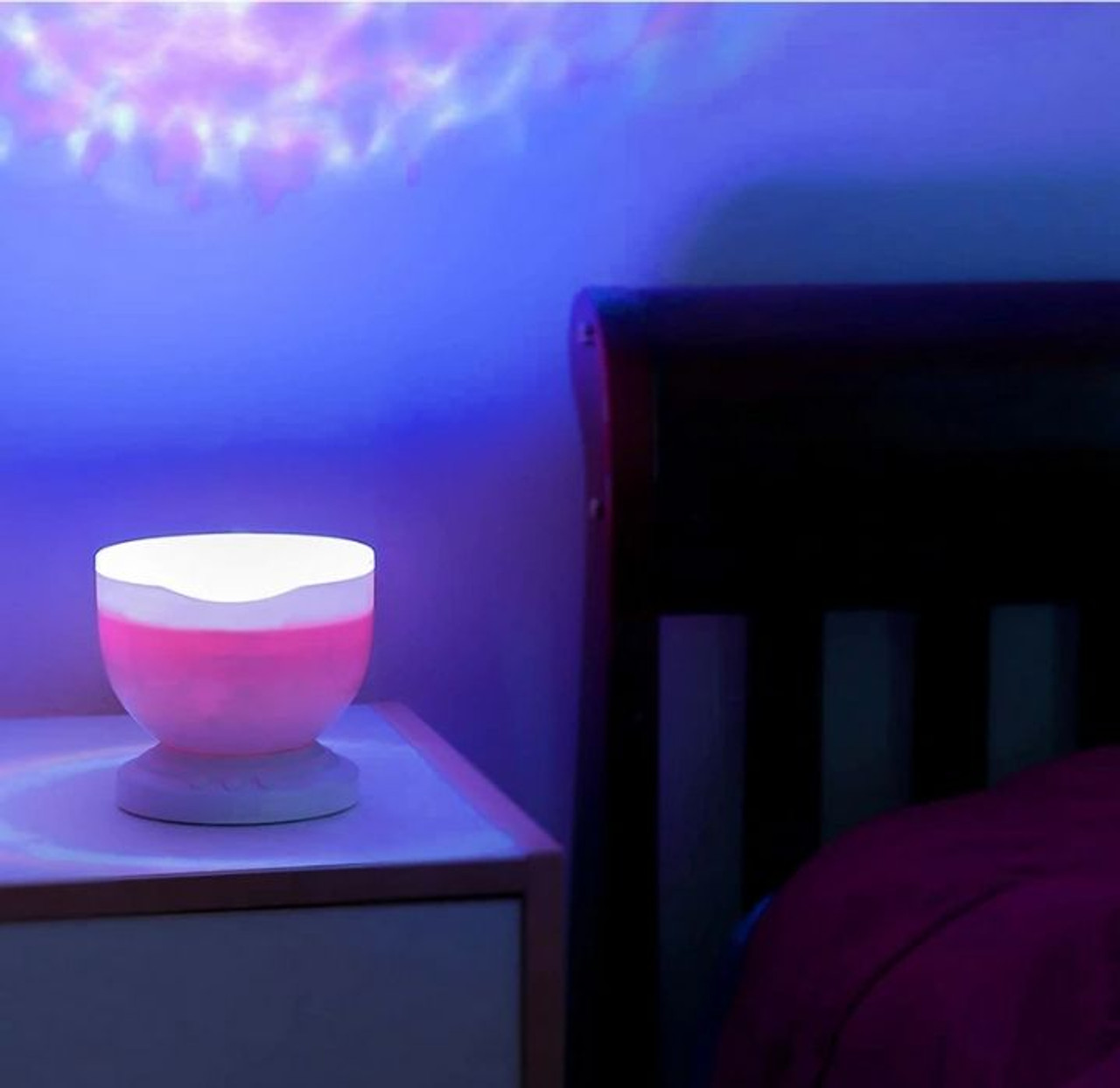 Ocean Wave Night Light Projector & Speaker product image