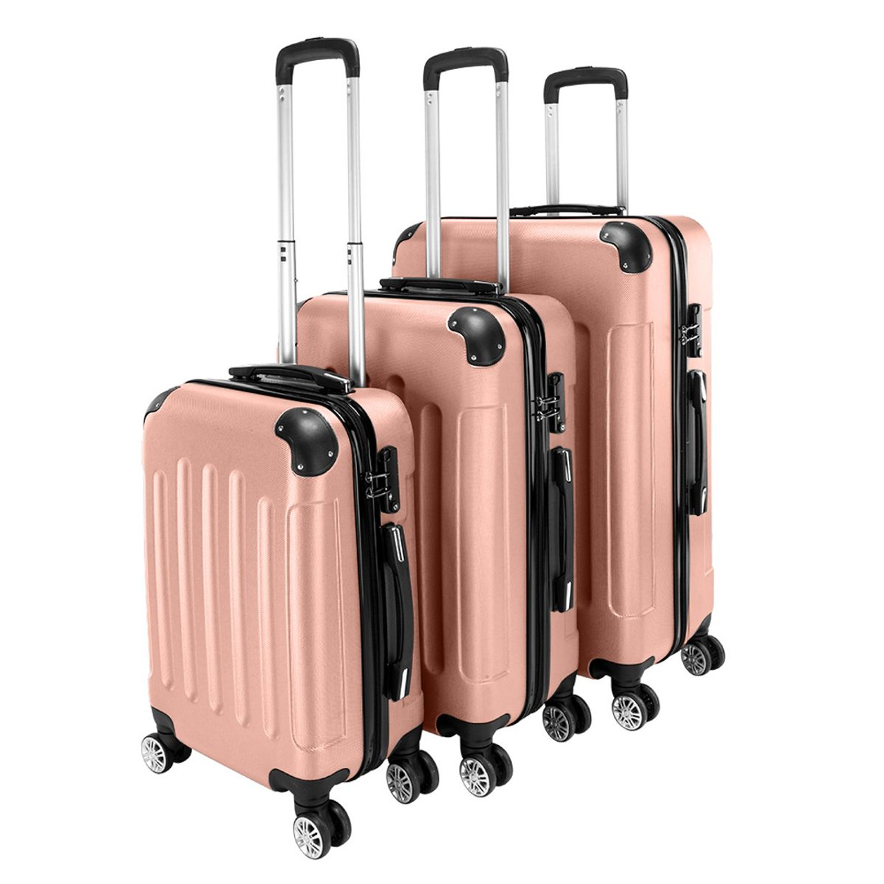 3-Piece Traveling Storage Suitcase Set with TSA Lock product image