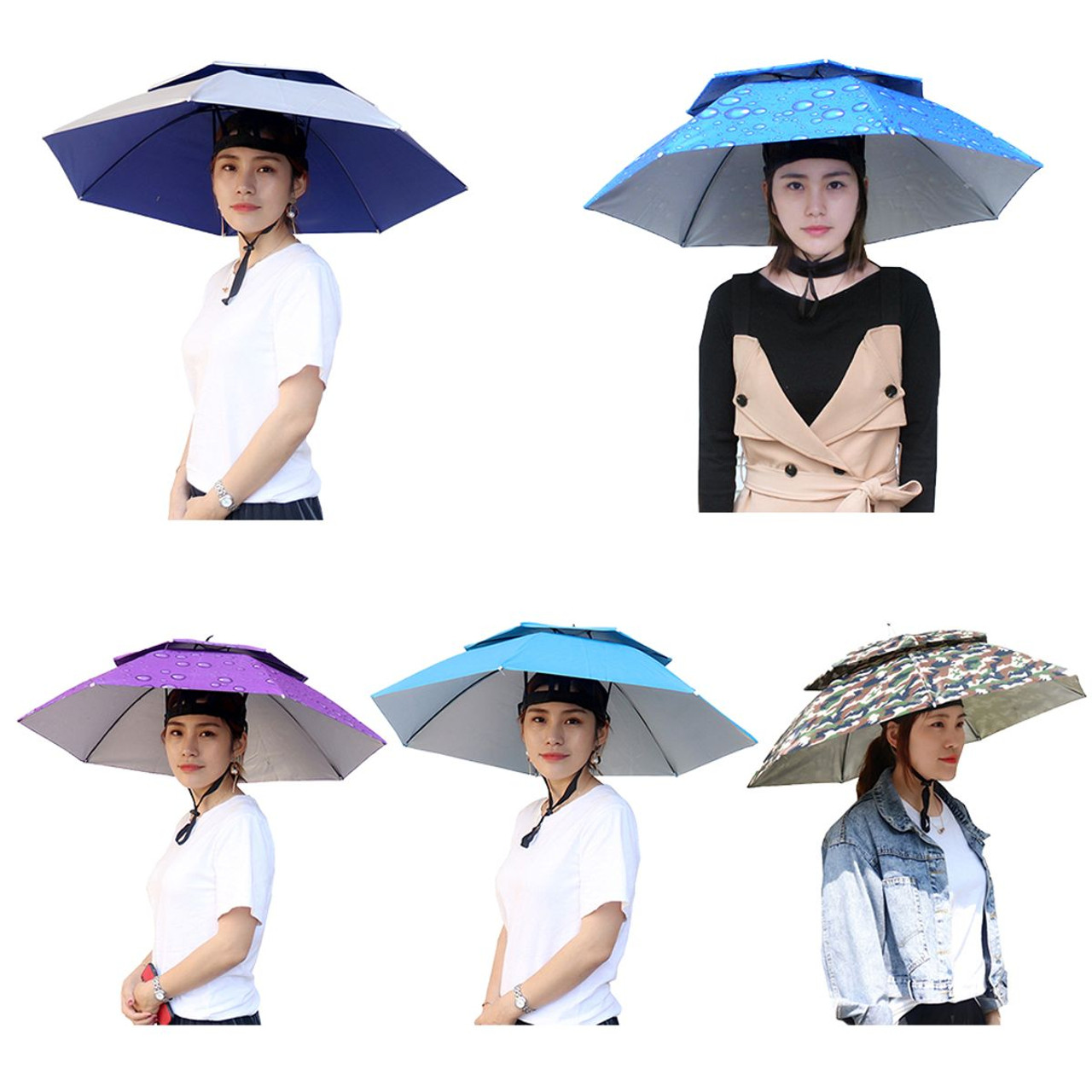 Quick Shade Personal Hat Umbrella product image