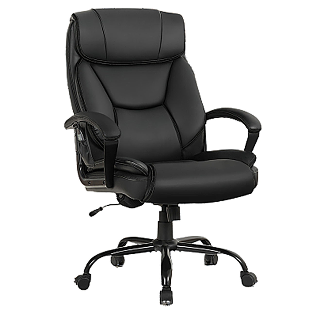 Executive Massaging Office Chair, Faux Leather product image