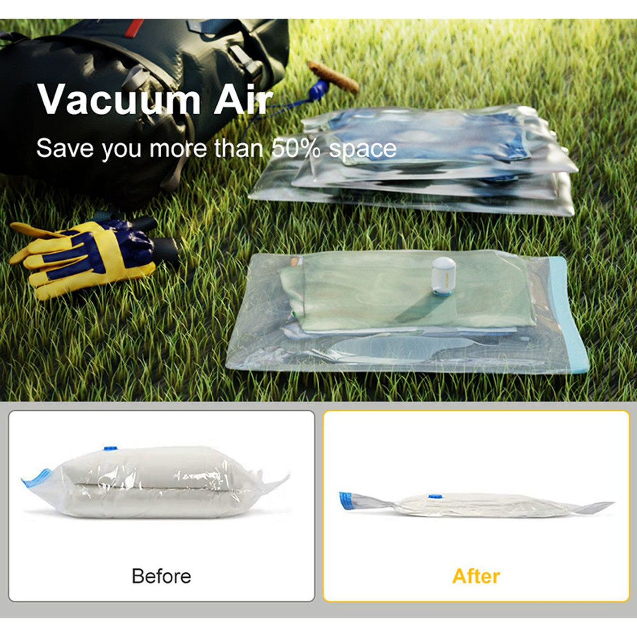 Travel Air Pump with LED Lantern product image