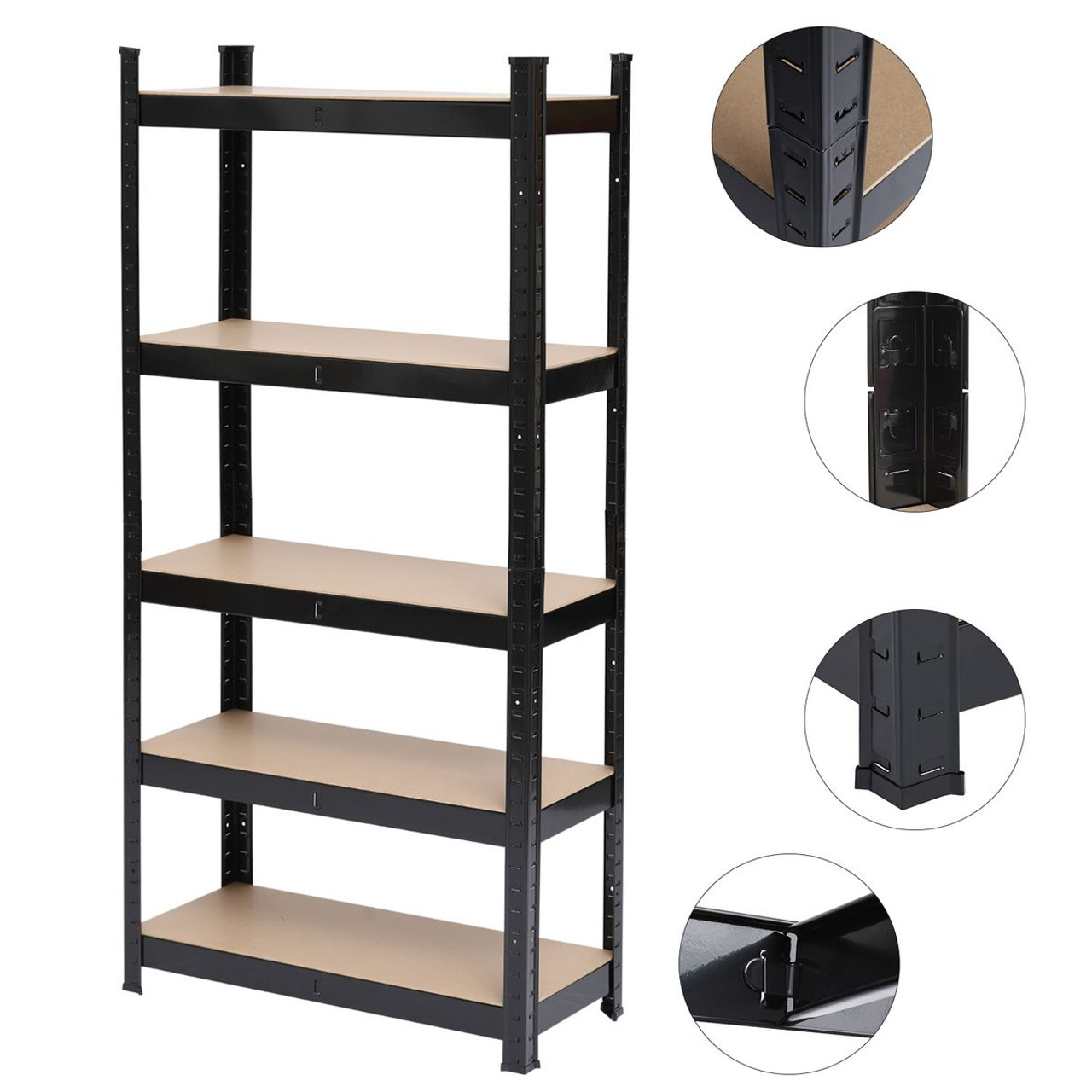 5-Tier Heavy Duty Metal Storage Rack product image