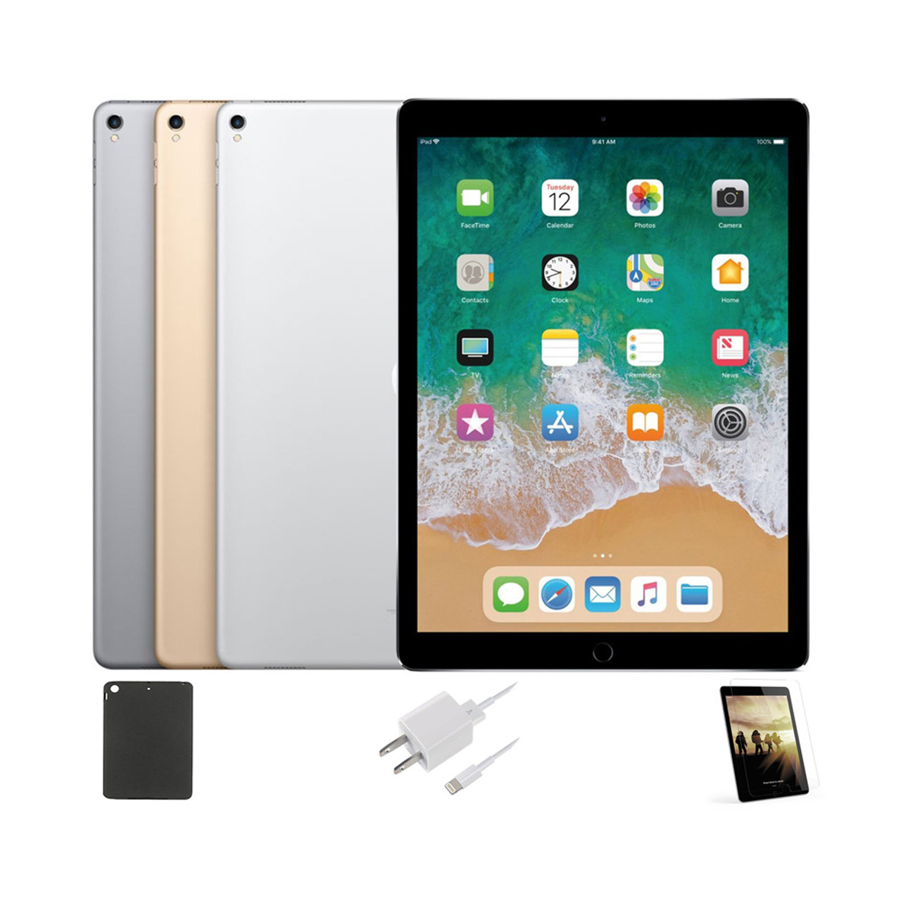 Apple® iPad Pro 12.9” 128GB Bundle with Case, Charger & Protector product image