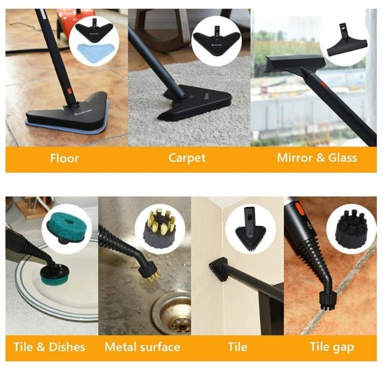 Heavy Duty 1500W Steam Cleaner Mop product image