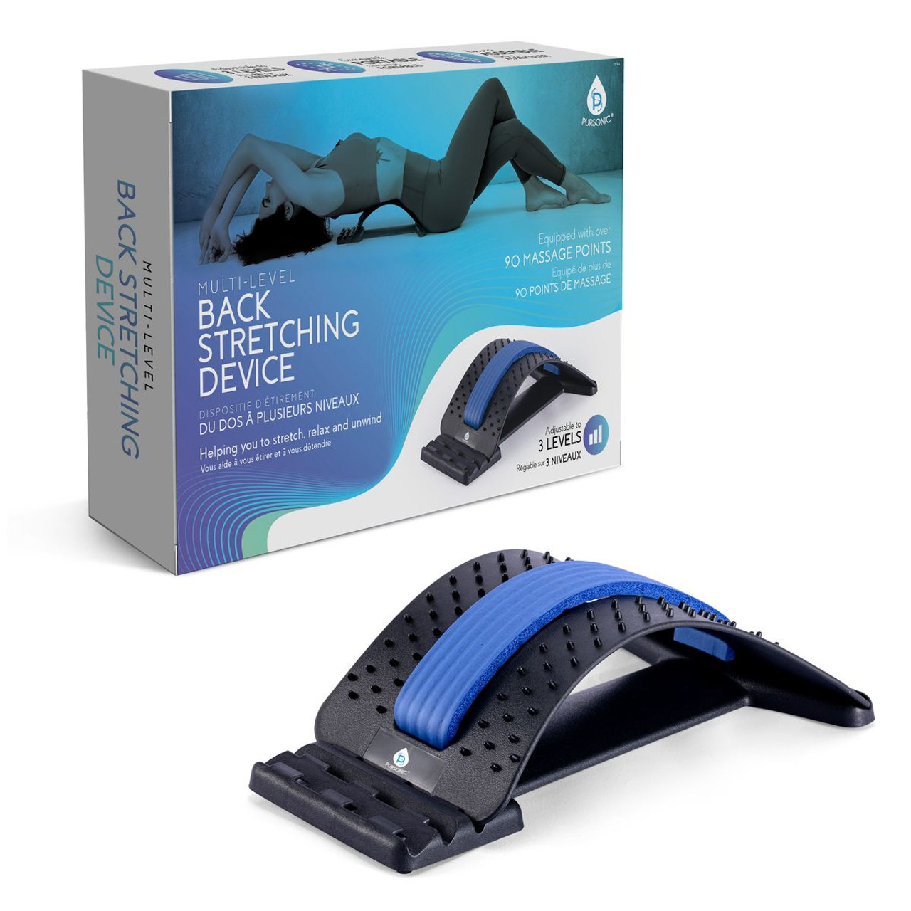 Multi-Level Back Stretching Device by Pursonic® product image