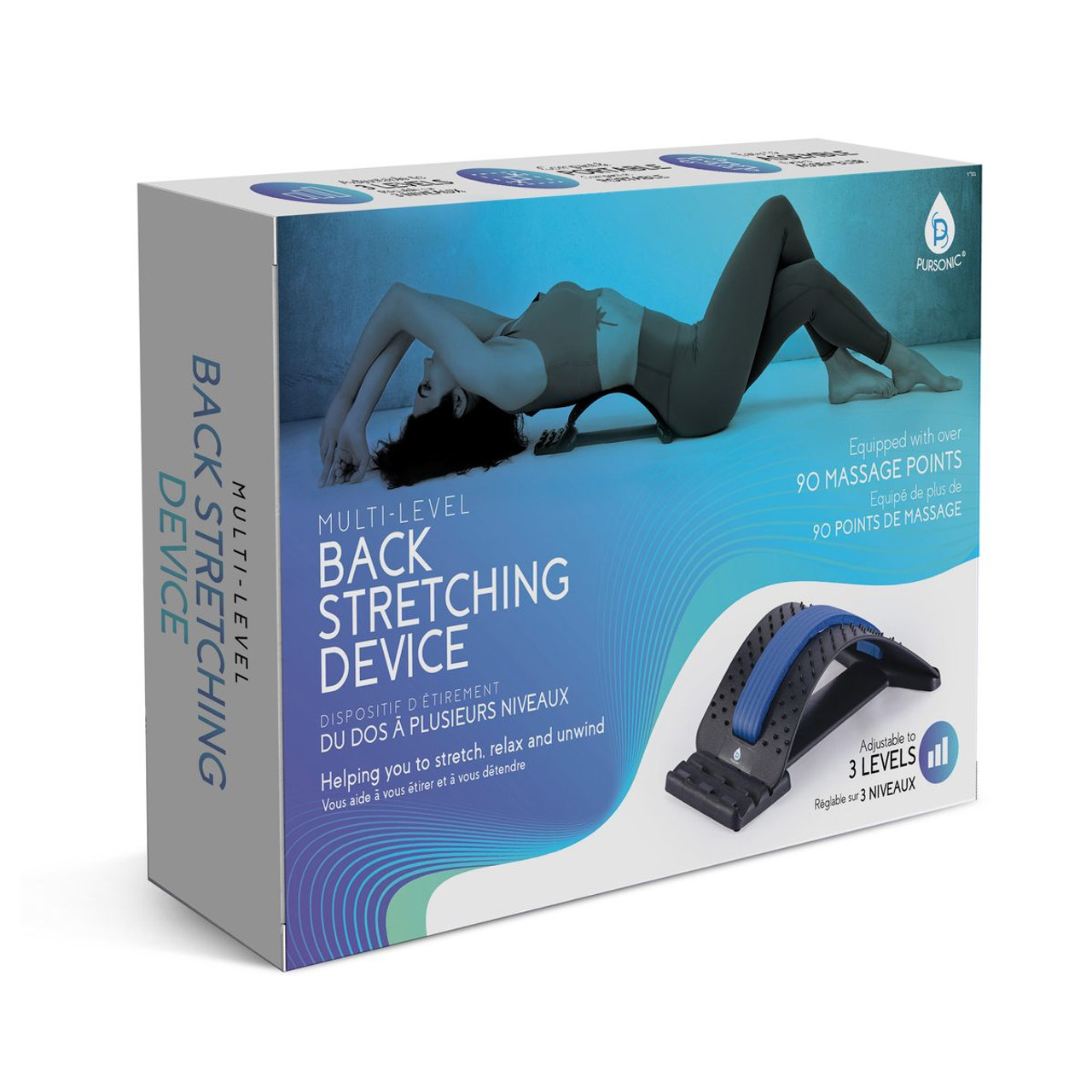 Multi-Level Back Stretching Device by Pursonic® product image