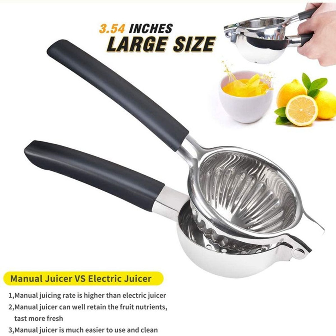 Extra Large Citrus Squeezer in Stainless Steel product image