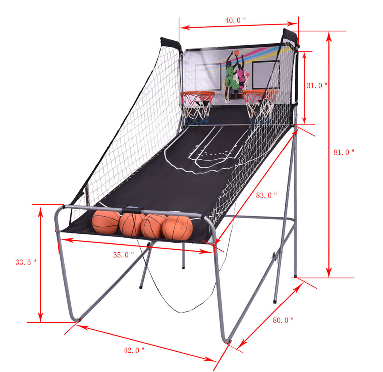 Indoor Electronic Basketball Arcade Game product image