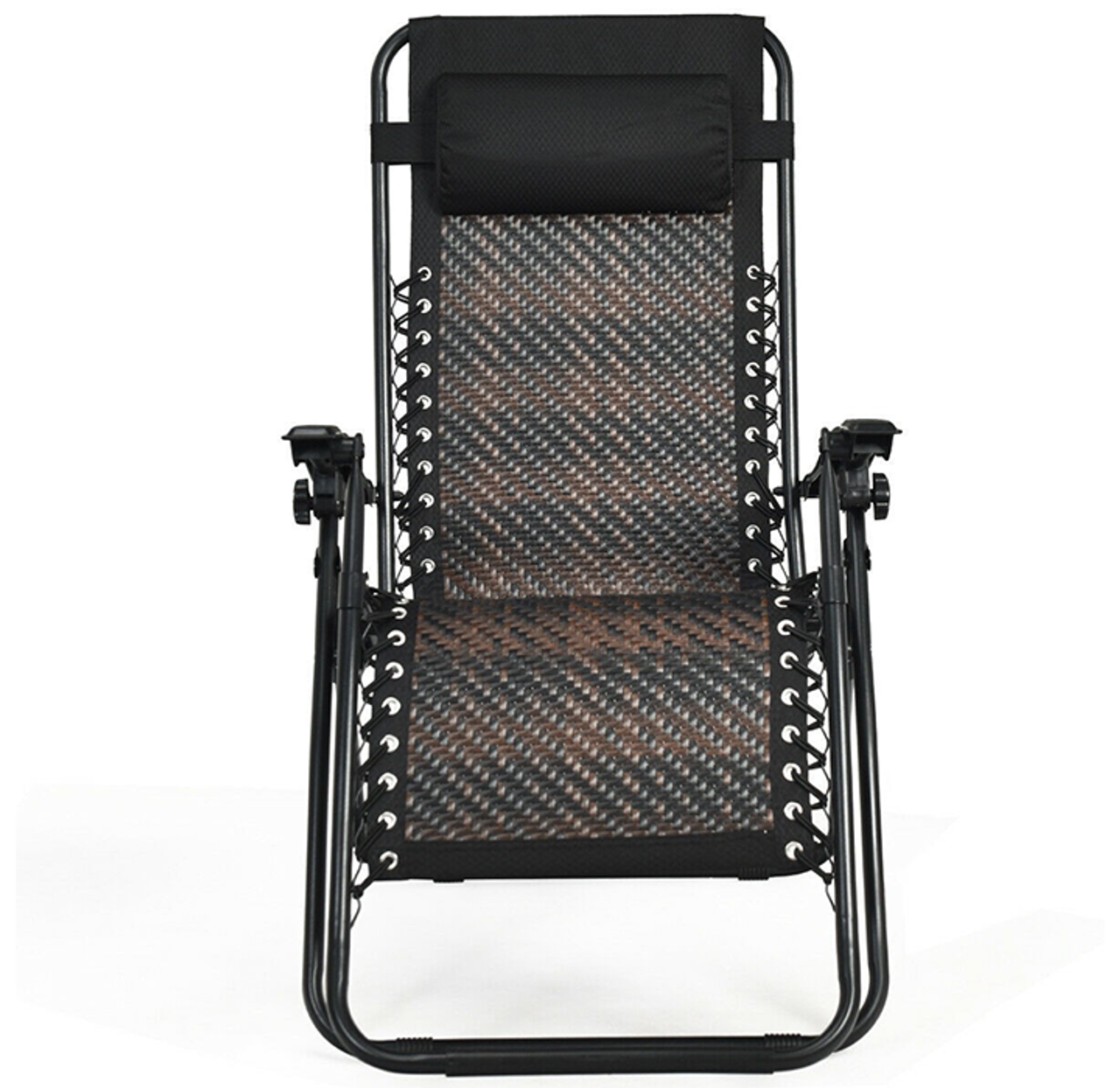 Zero Gravity Rattan Folding Lounge Chair product image