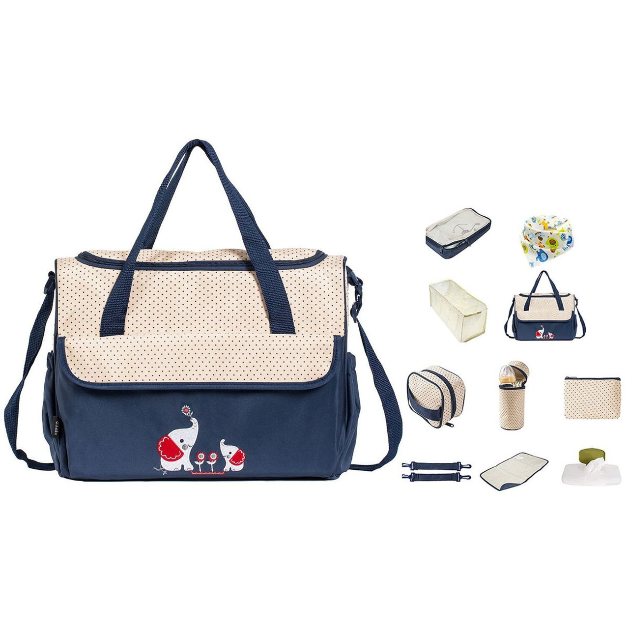 Babyluv™ 11-Piece Diaper Bag Set product image