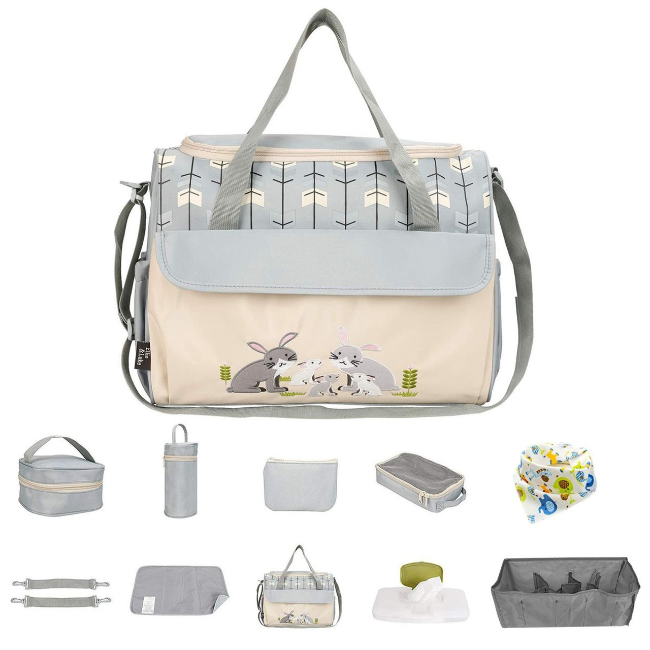 Babyluv™ 11-Piece Diaper Bag Set product image