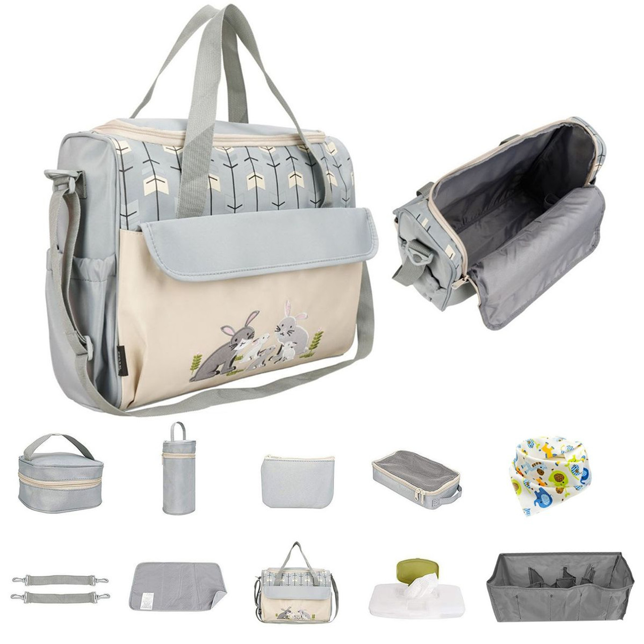 Babyluv™ 11-Piece Diaper Bag Set product image