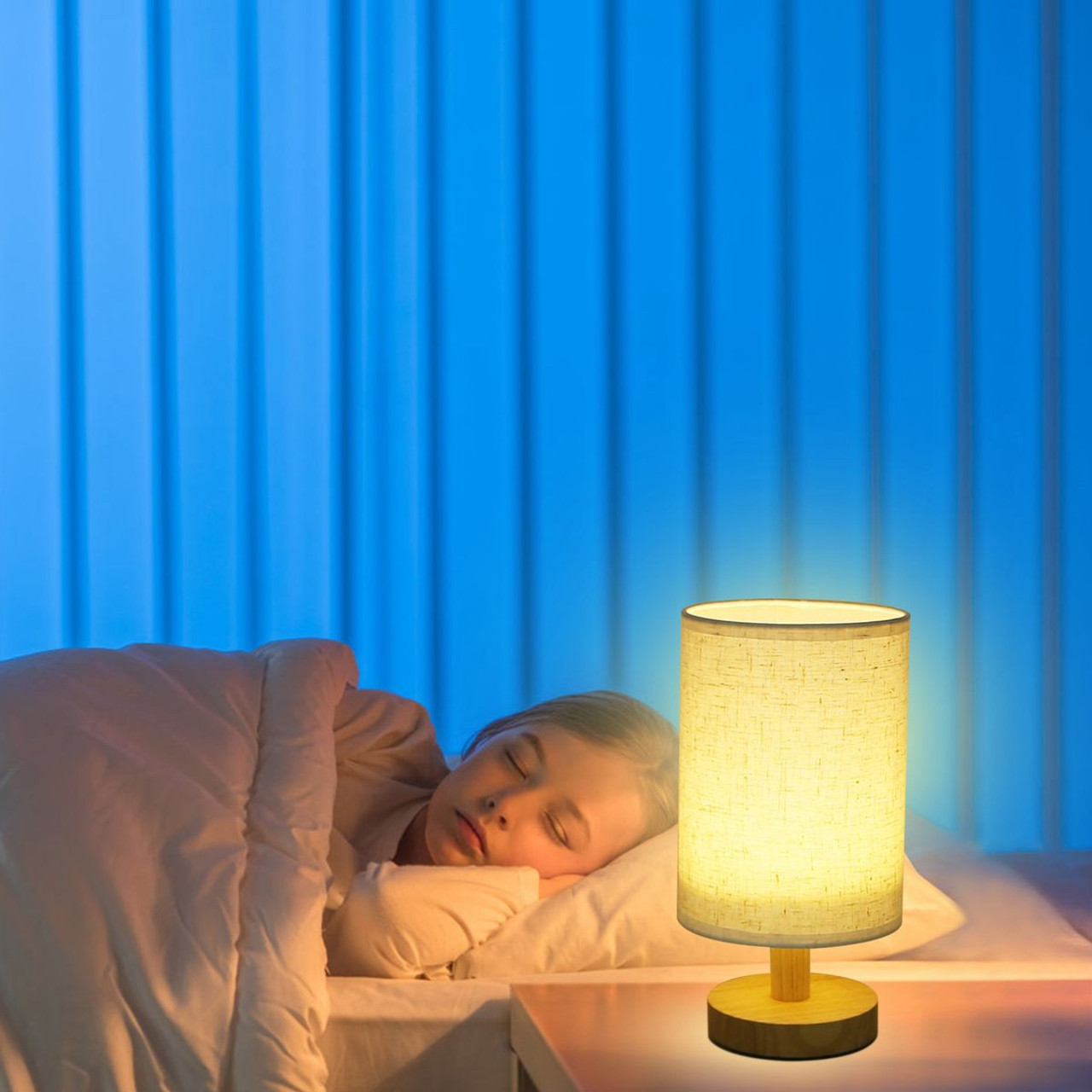 iMounTEK® USB Bedside Table Lamp product image