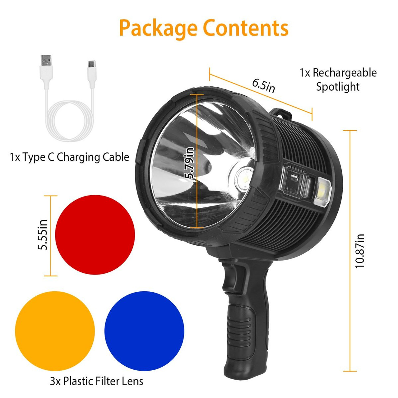 LakeForest® 30,000LM LED Searchlight product image