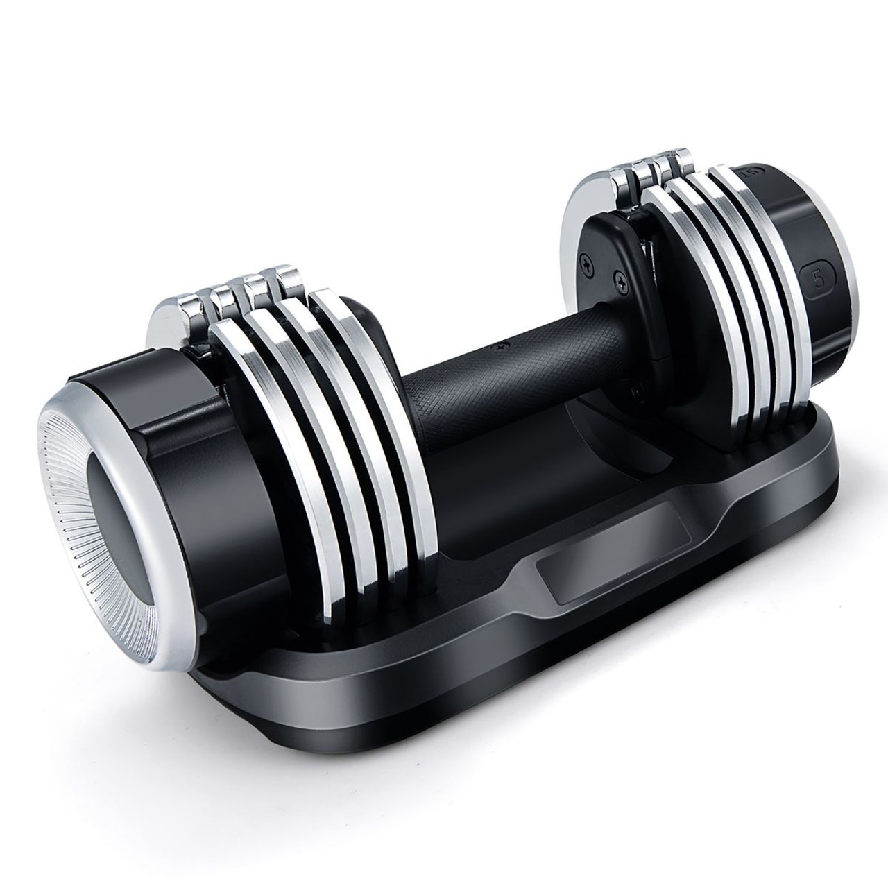 5-in-1 Weight Adjustable Dumbbell with Anti-Slip Fast Adjust Turning Handle product image
