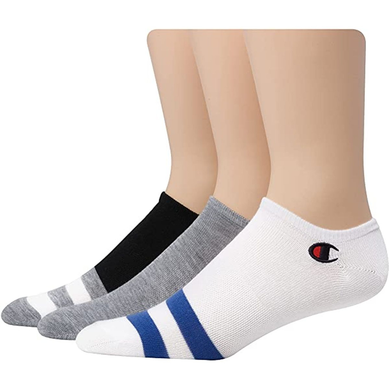 Champion® Men's No-Show Socks with Logo Embroidery (6-Pair) product image