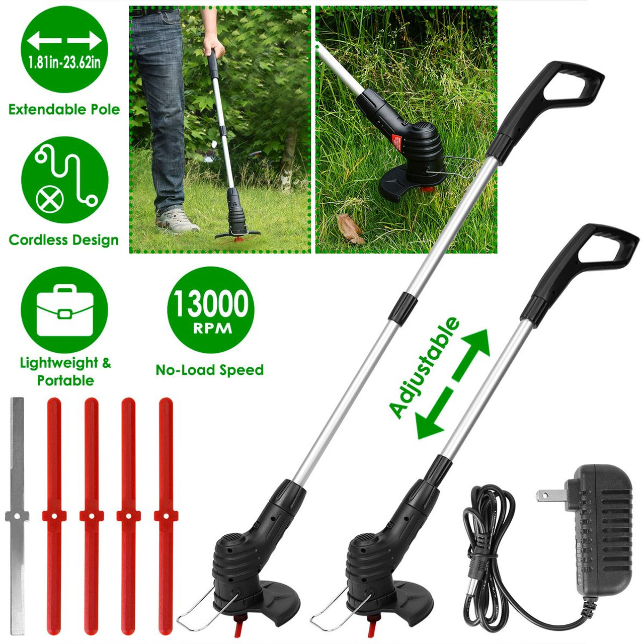 LakeForest® Rechargeable Grass Trimmer product image