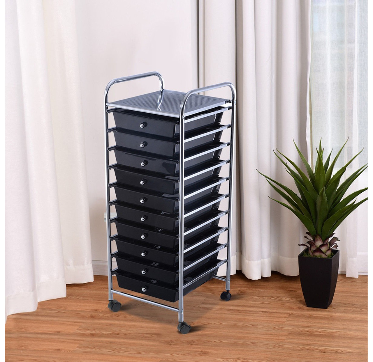 Rolling 10-Drawer Storage Cart product image