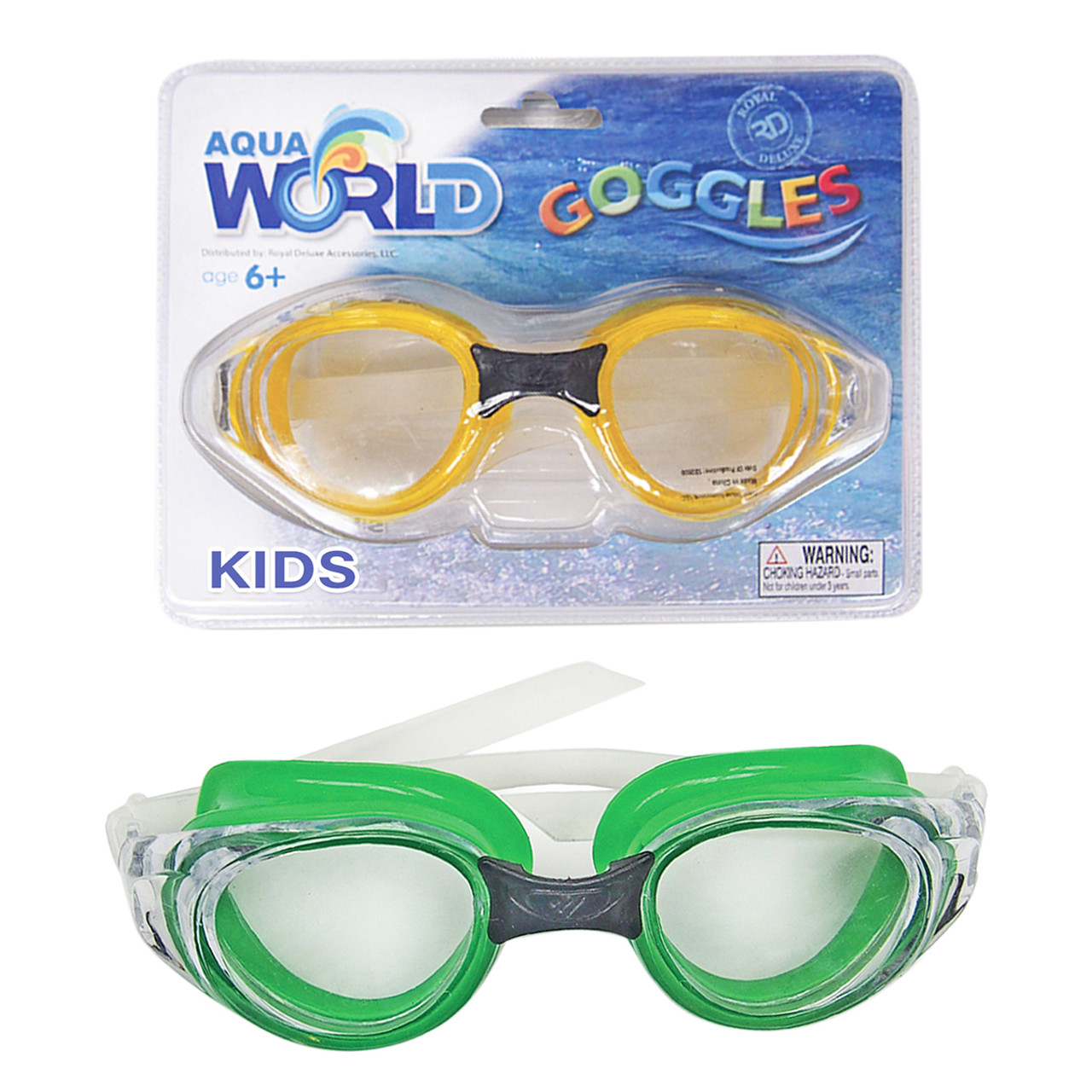 AquaWorld™ Swimming Goggles for Adults or Kids (2- or 4-Pack) product image