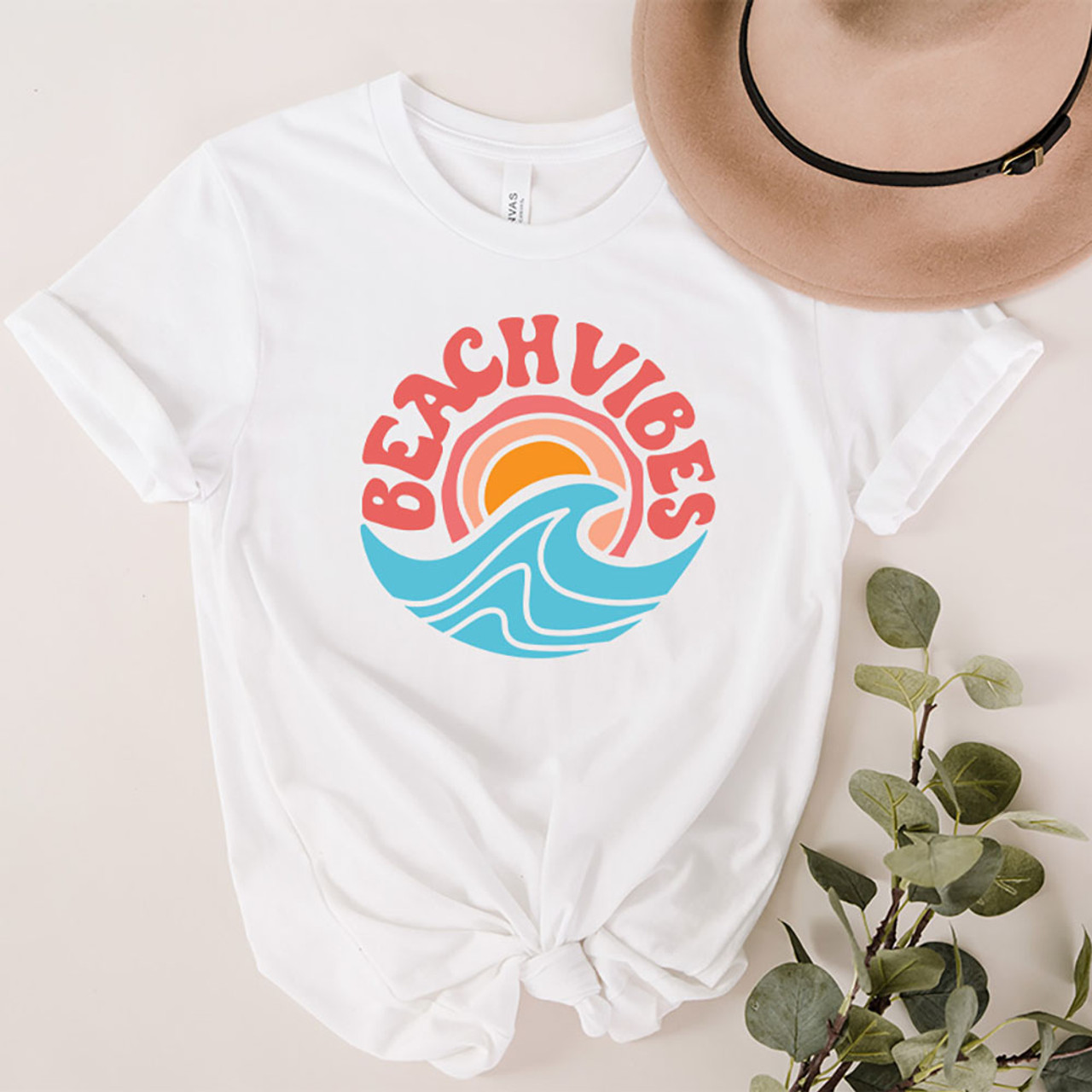 "Beach Vibes" Short-Sleeve Tee product image