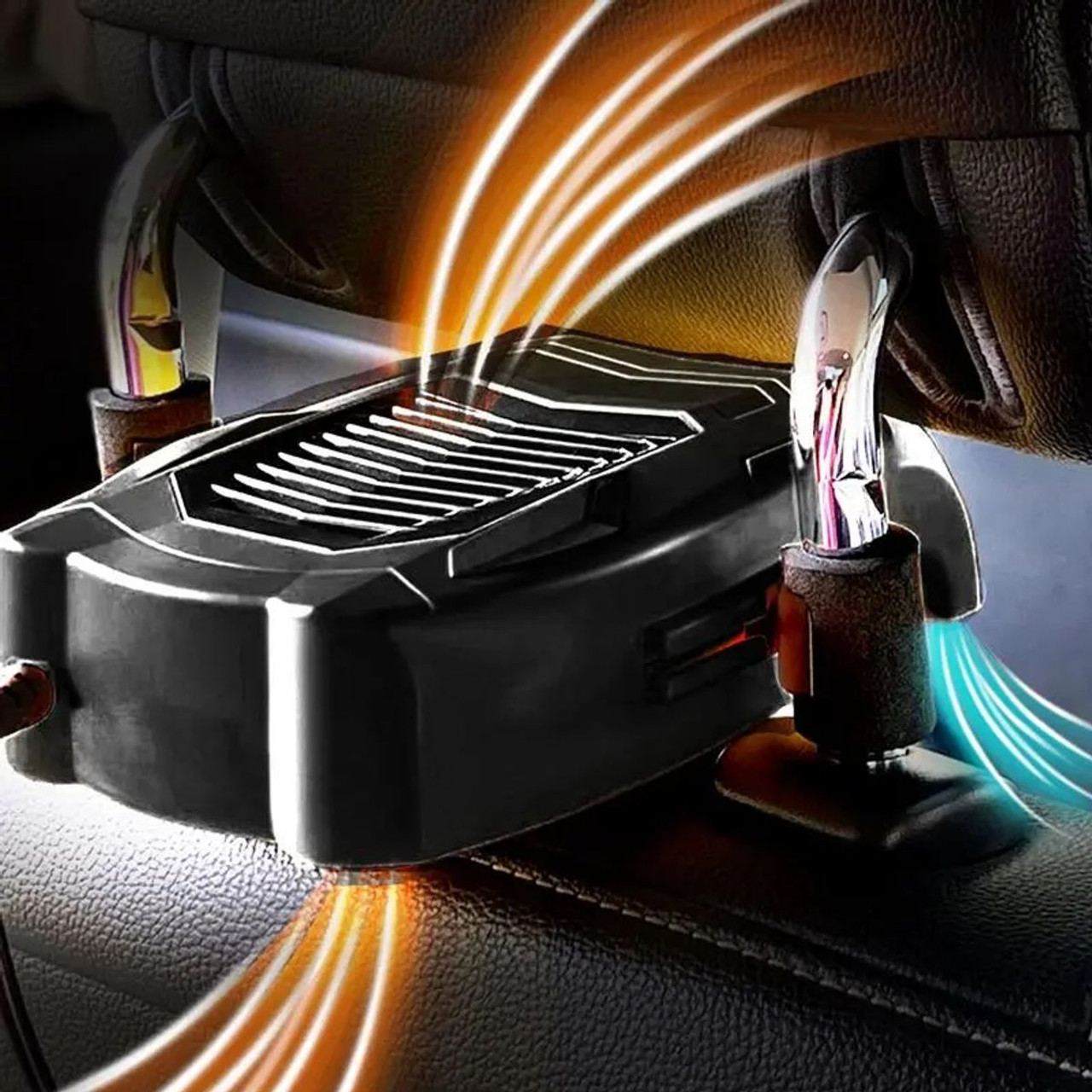 Electric Car Seat Fan with 3 Speeds, Rechargeable product image