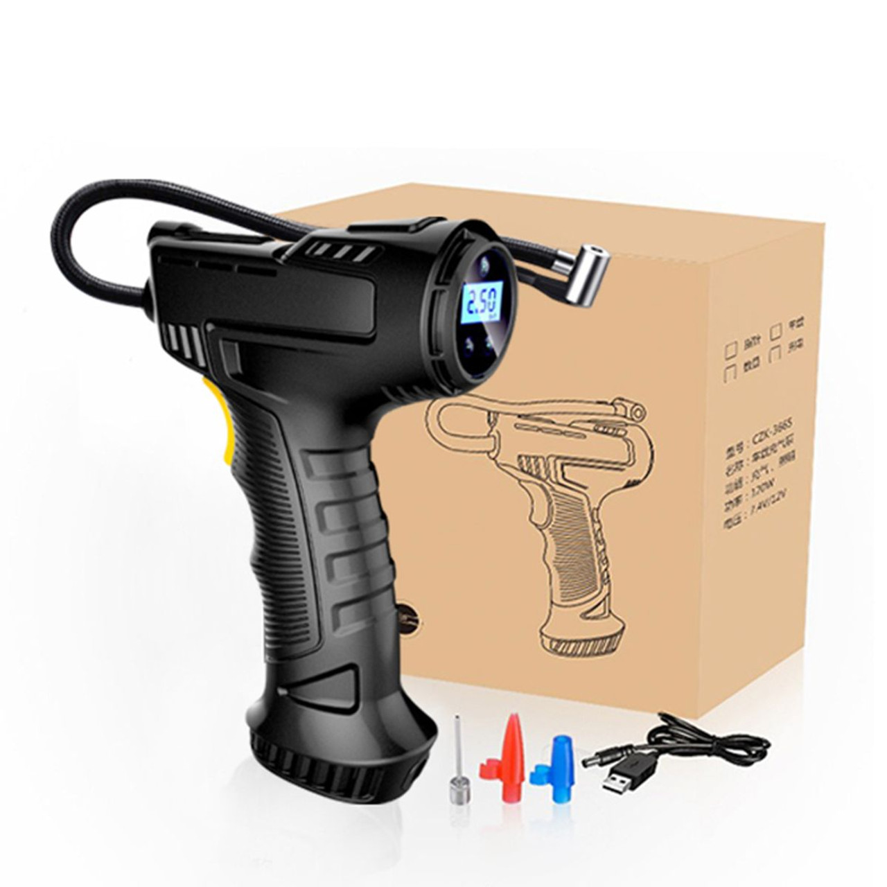 120W Handheld Wireless Air Compressor product image