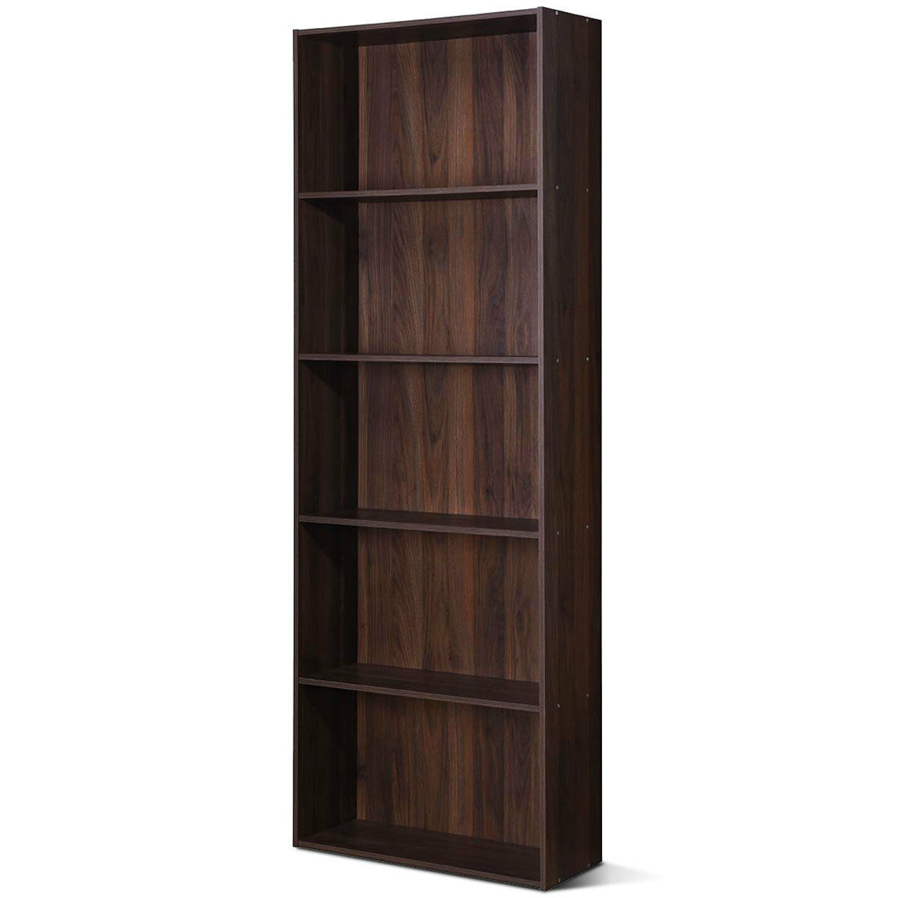 5-Shelf Multi-Functional Wood Bookcase for Home Office product image