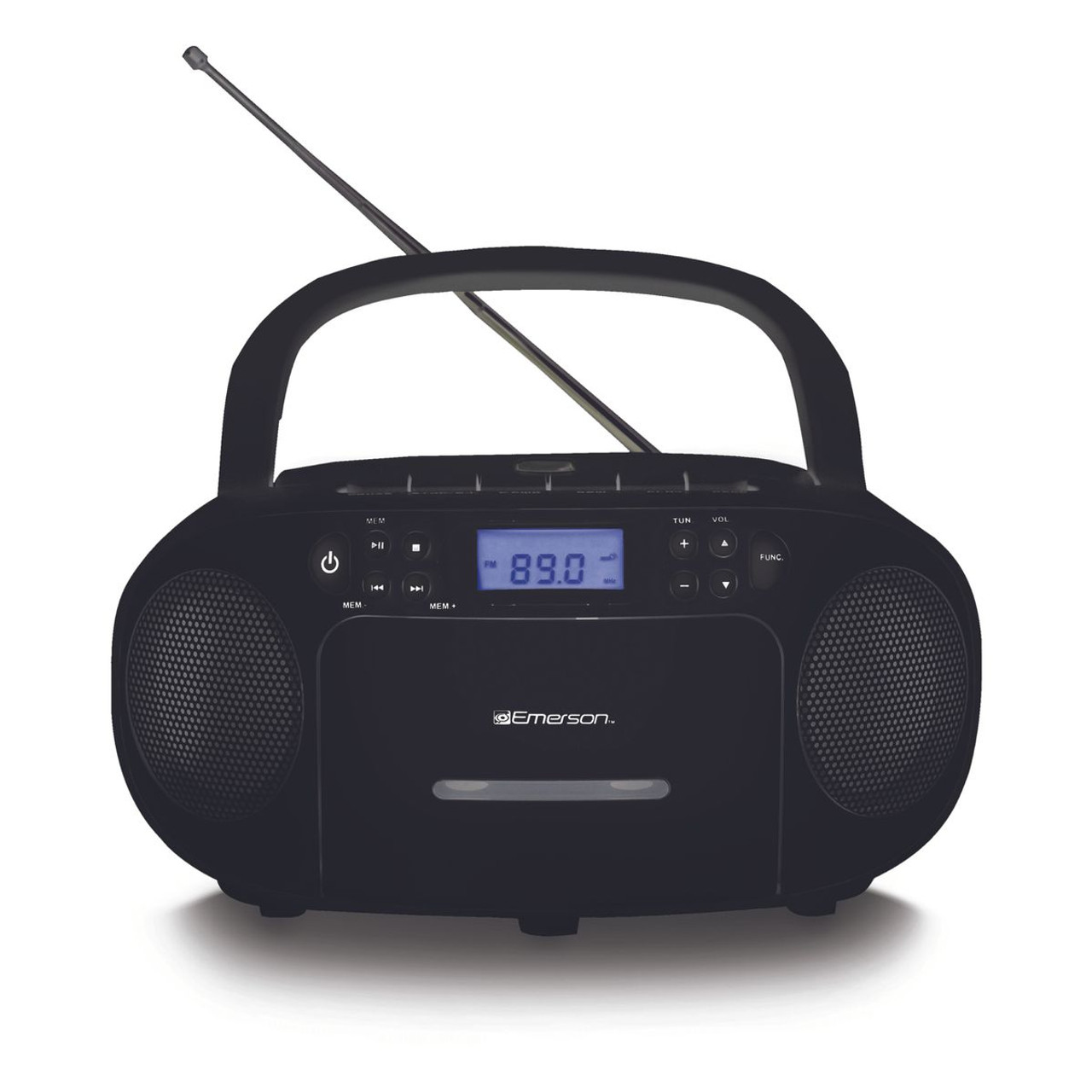 Emerson™ Portable CD/Cassette Boombox with AM/FM Radio, EPB-3003 product image