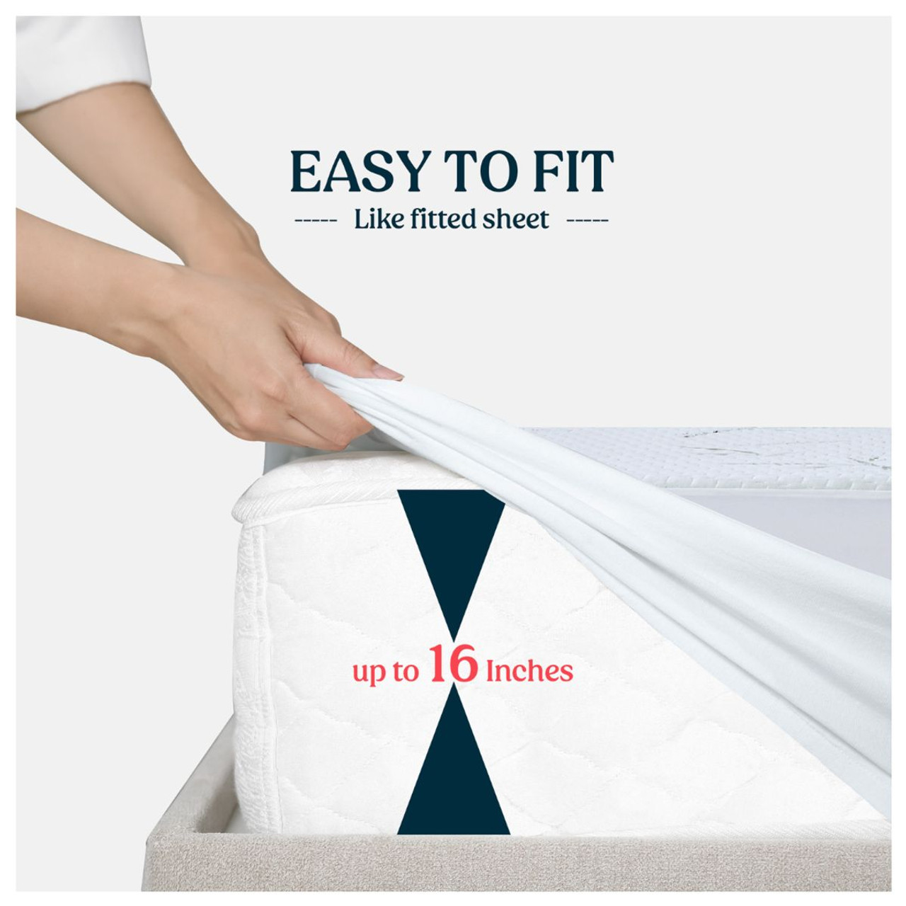Waterproof Bamboo Deep-Pocket Mattress Protector product image