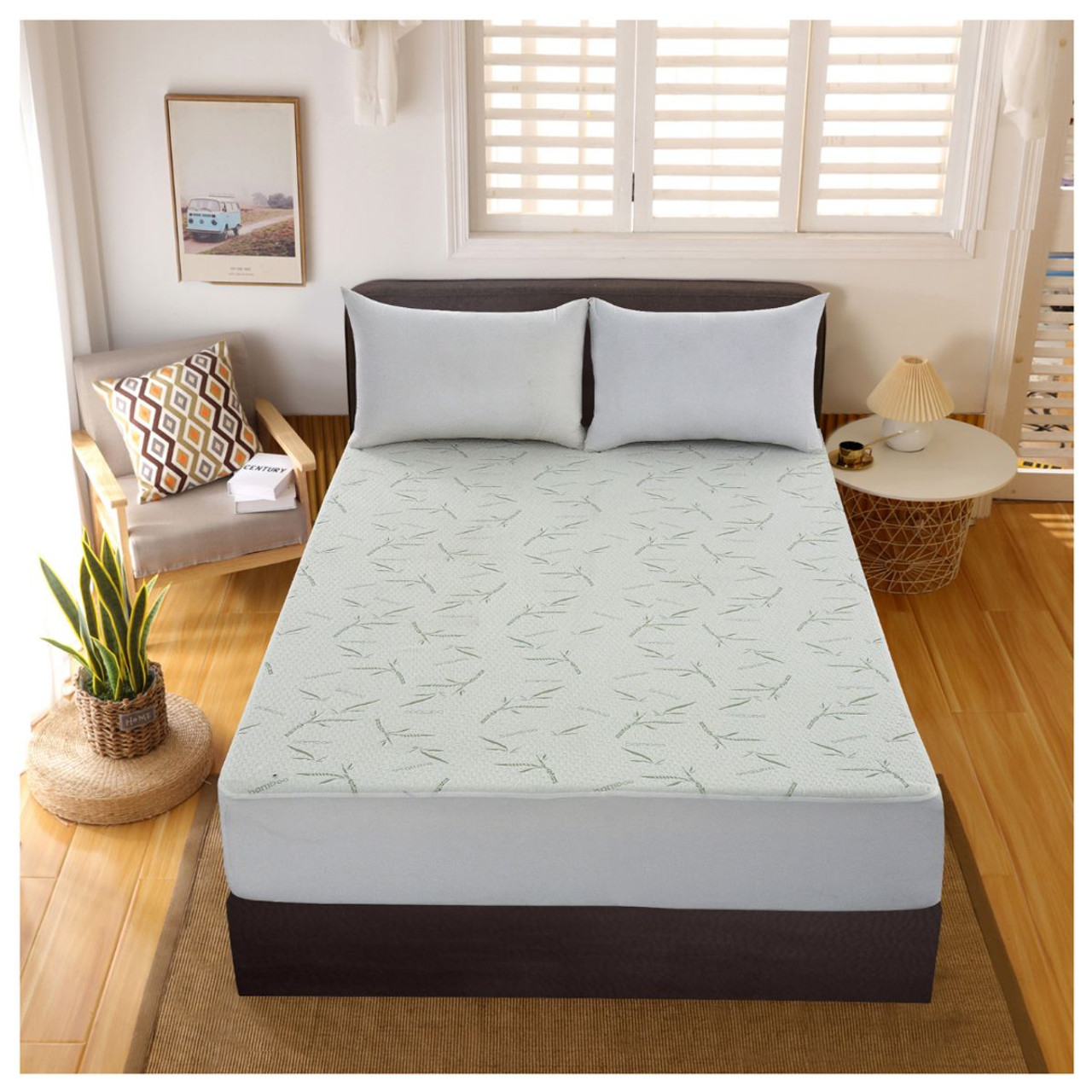 Waterproof Bamboo Deep-Pocket Mattress Protector product image