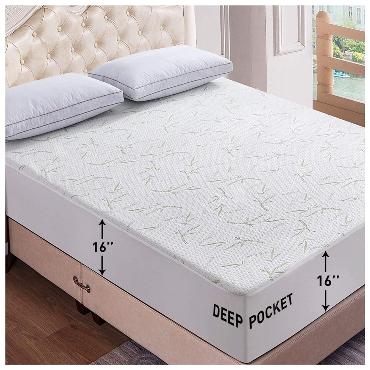 Waterproof Bamboo Deep-Pocket Mattress Protector product image