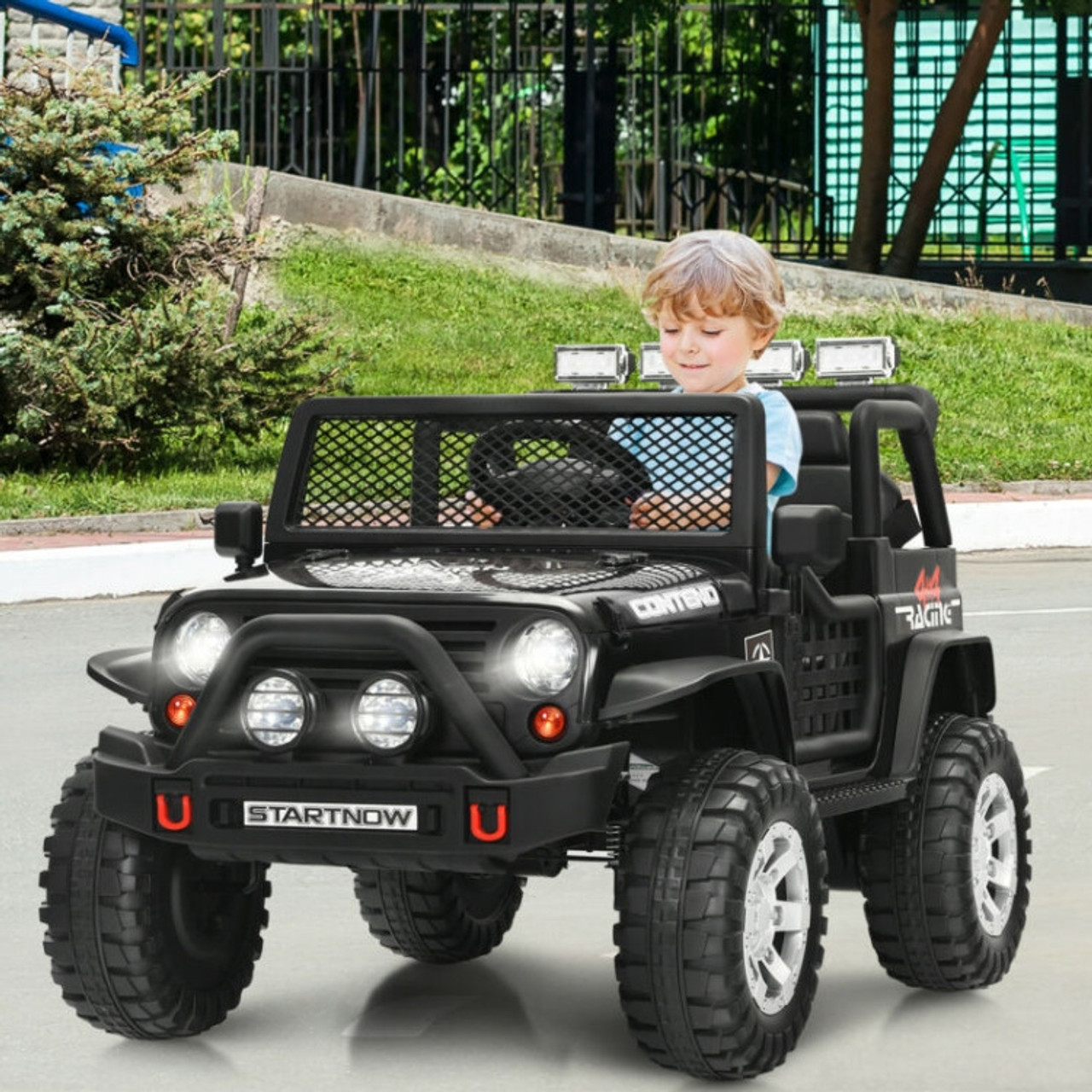 Kids' 12V Ride-on Electric Truck with RC product image