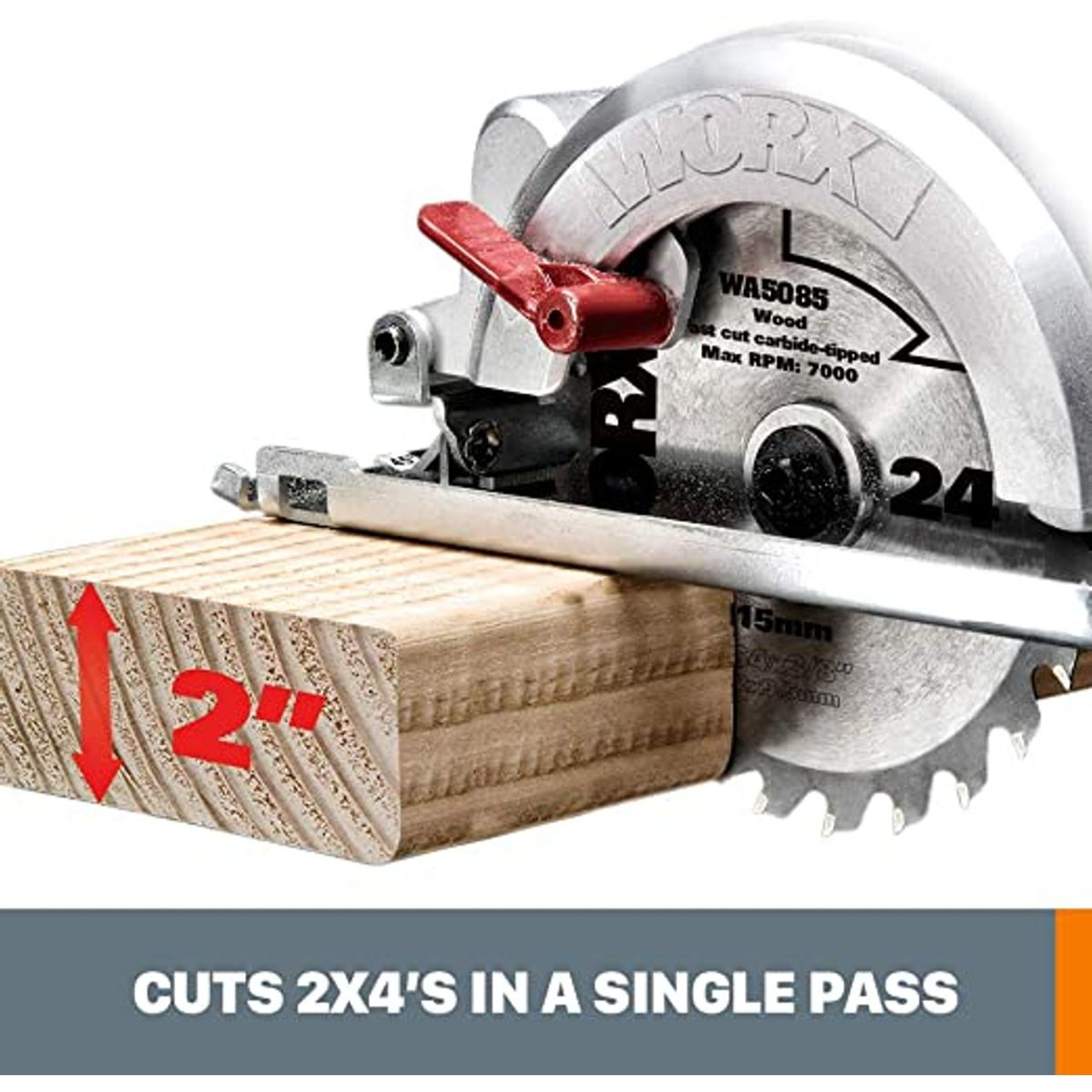 WORX® 4-1/2" WX429L 4-Amp Compact Circular Saw product image