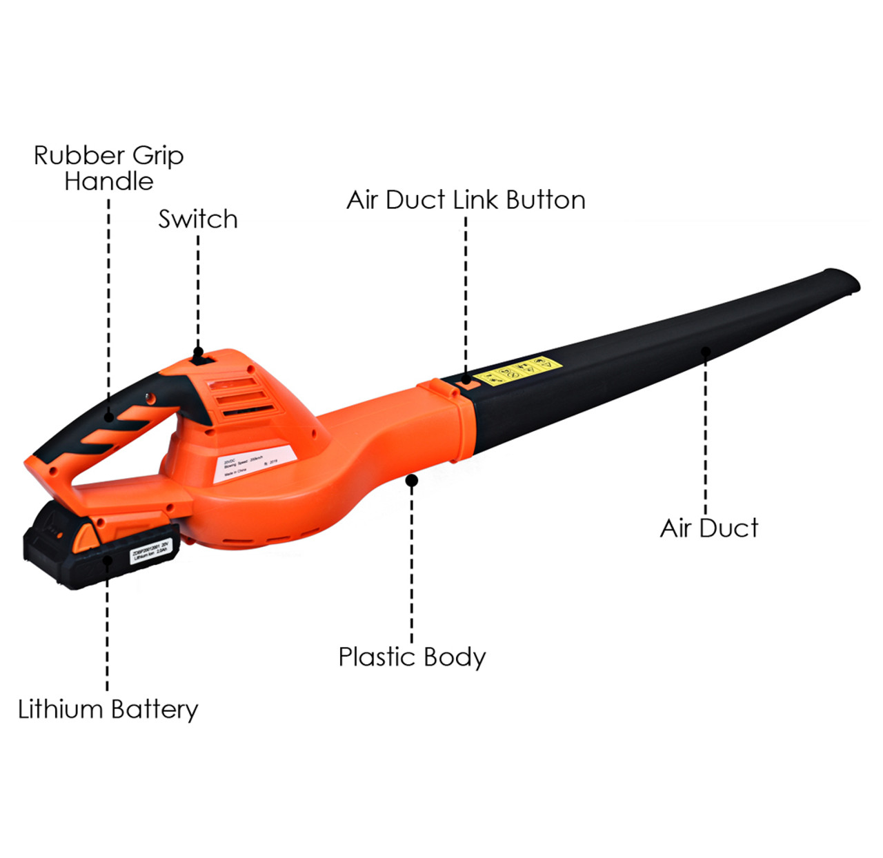 20V 2.0Ah Cordless Leaf Blower product image