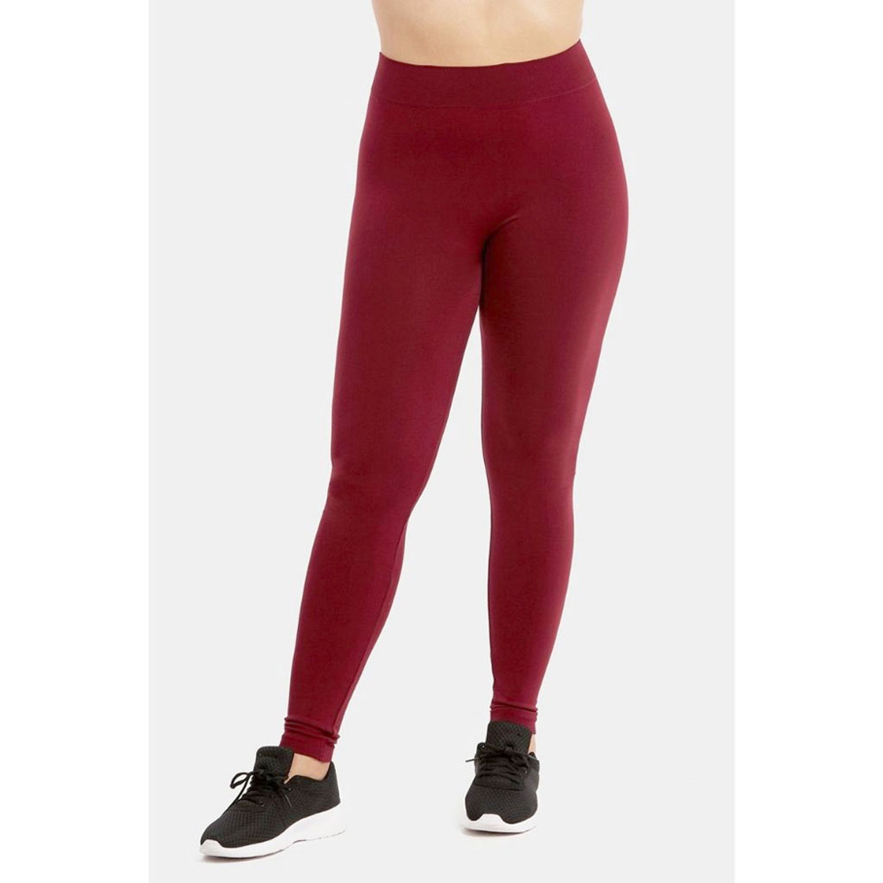 Plus Size Women's Casual Ultra-Soft Workout Leggings (3-Pack