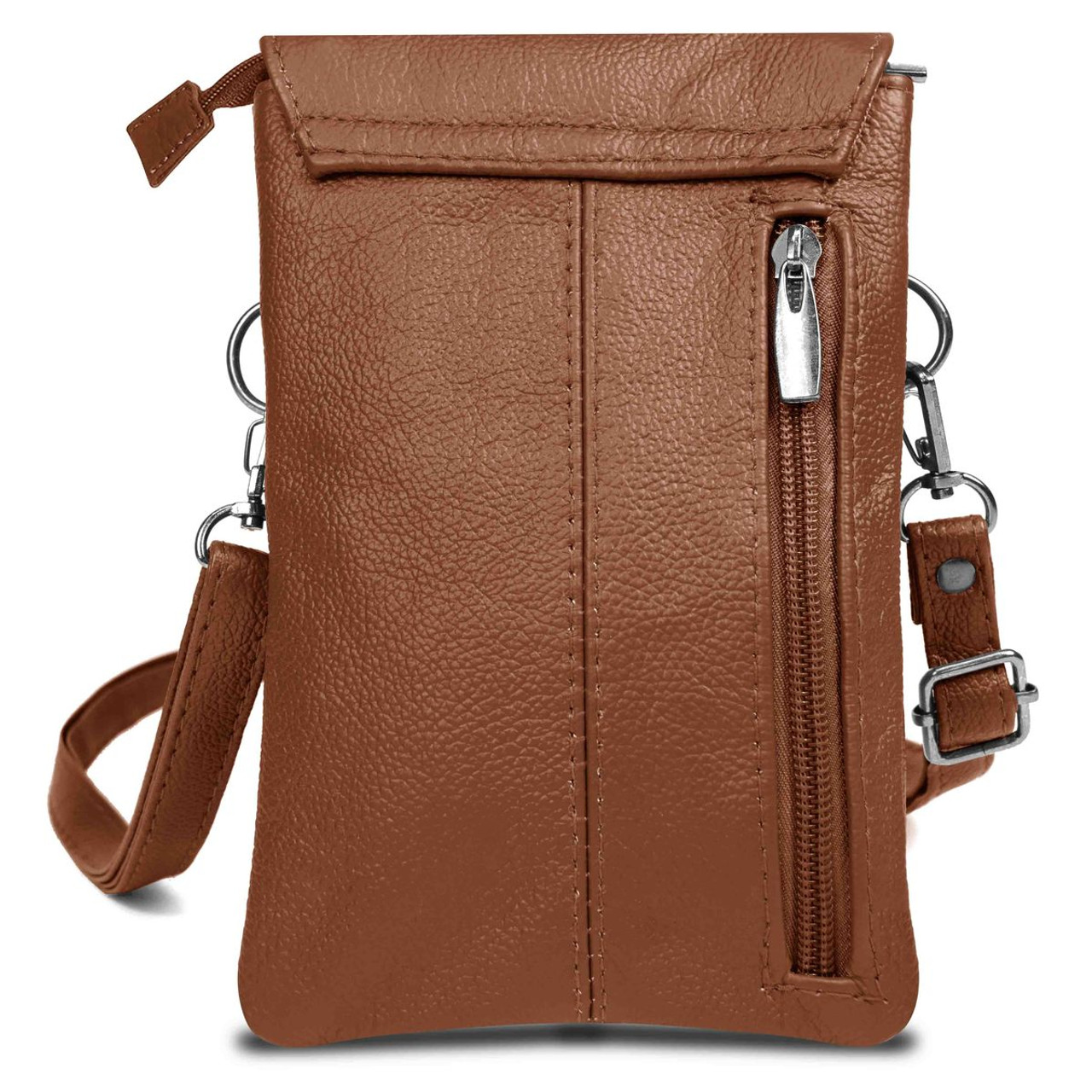 Genuine Leather Crossbody Wallet Purse product image