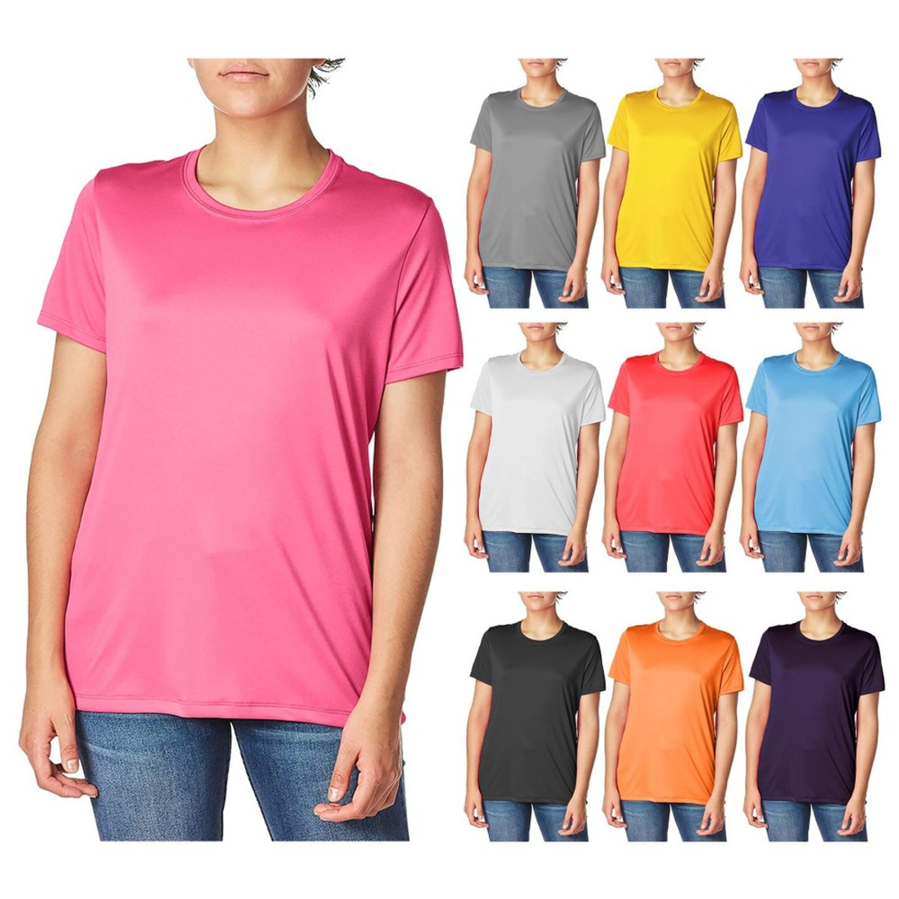 Women's Cool Dri-Fit Moisture-Wicking Short Sleeve T-Shirt (5-Pack) product image