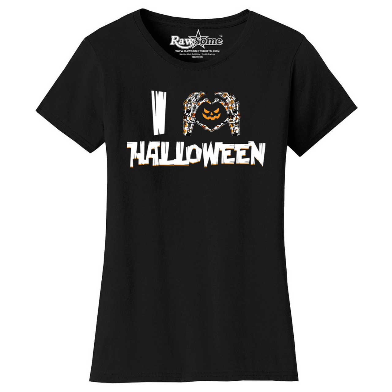 Women's Creepy Scary Short Sleeve Halloween T-Shirt product image