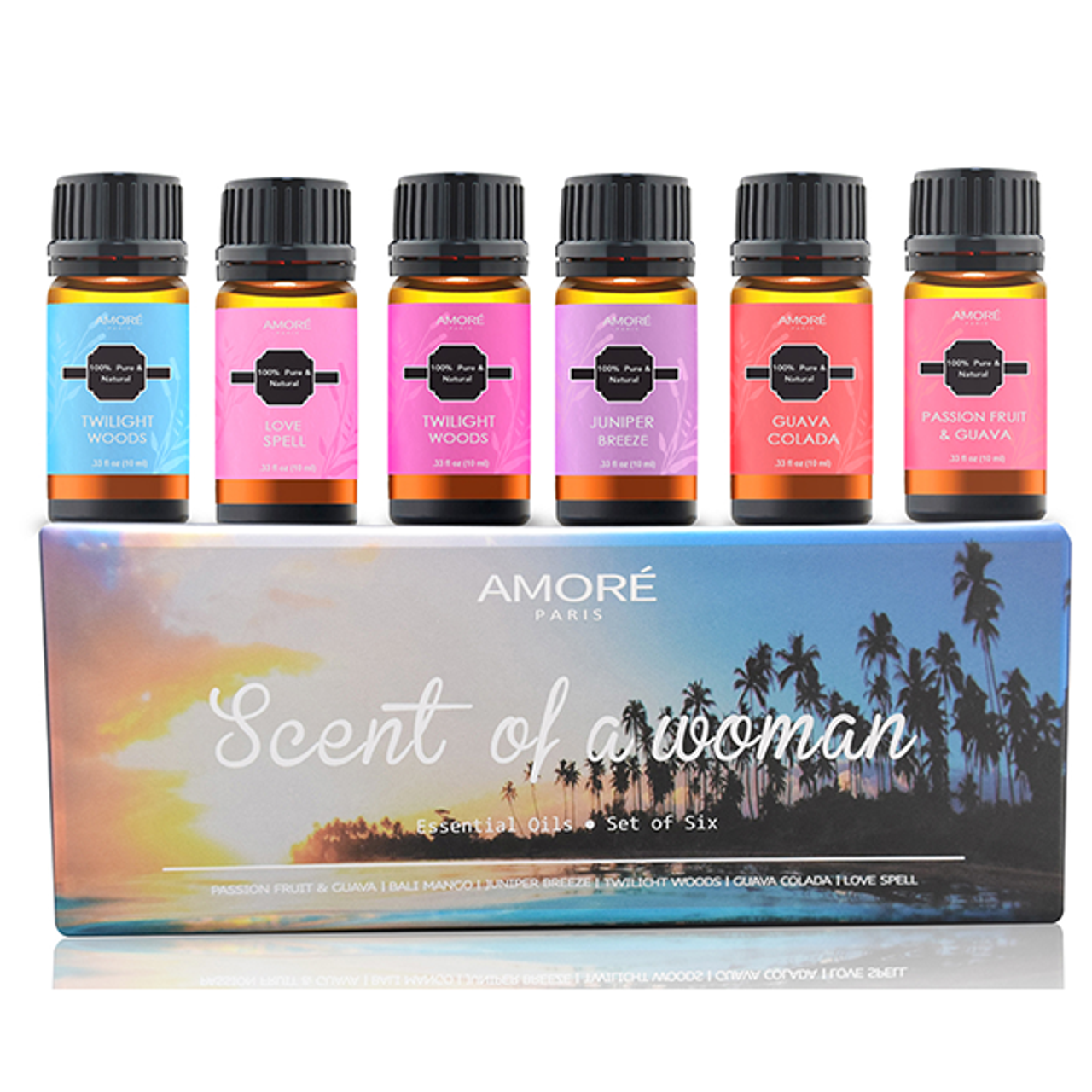 Premium Fragrance Aromatherapy Essential Oils (Set of 6) product image