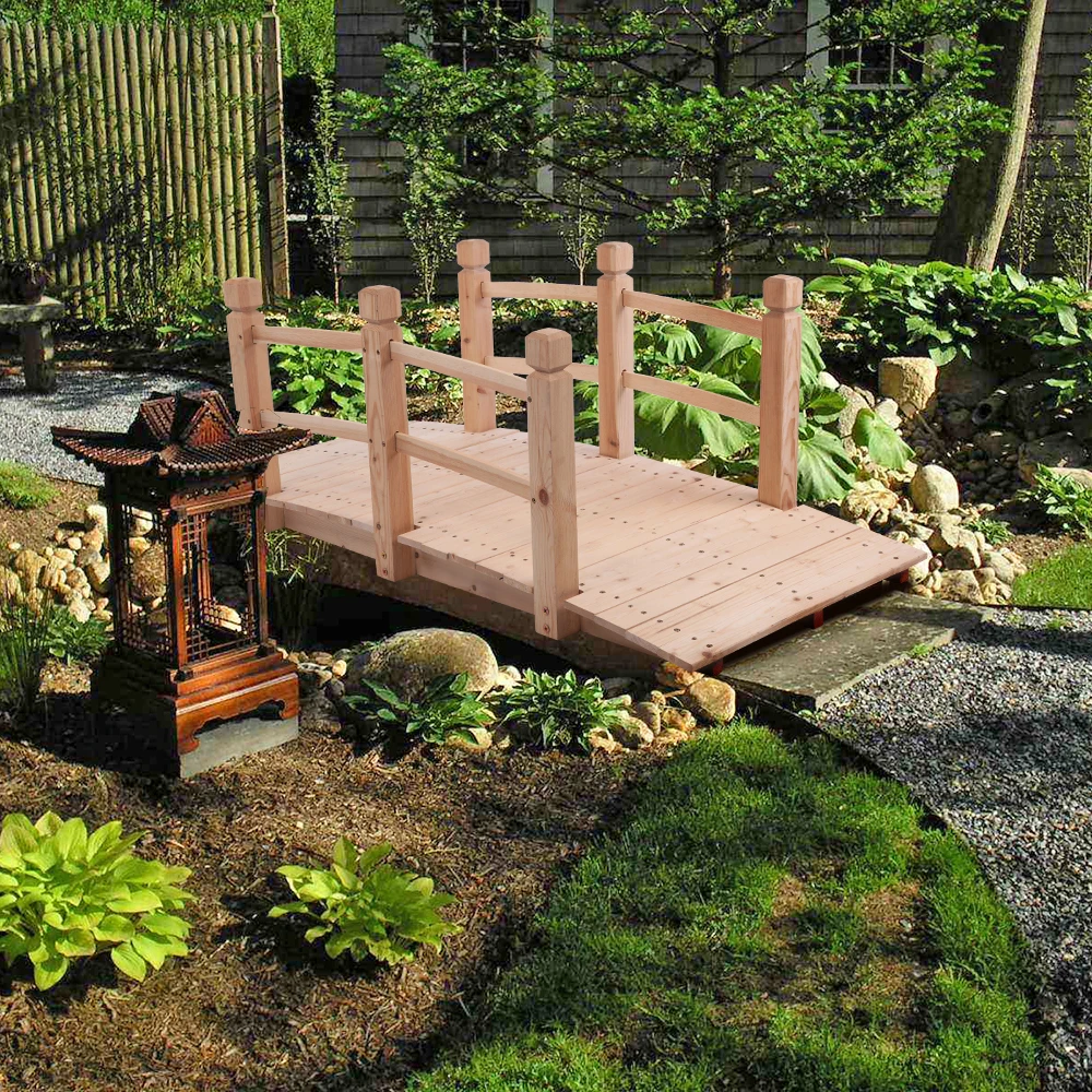  Courtyard Anticorrosive Wood  Bridge for Landscapes product image