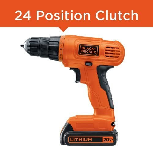 BLACK+DECKER® 20V Max Cordless Drill/Driver with 30-Piece Accessory Kit product image