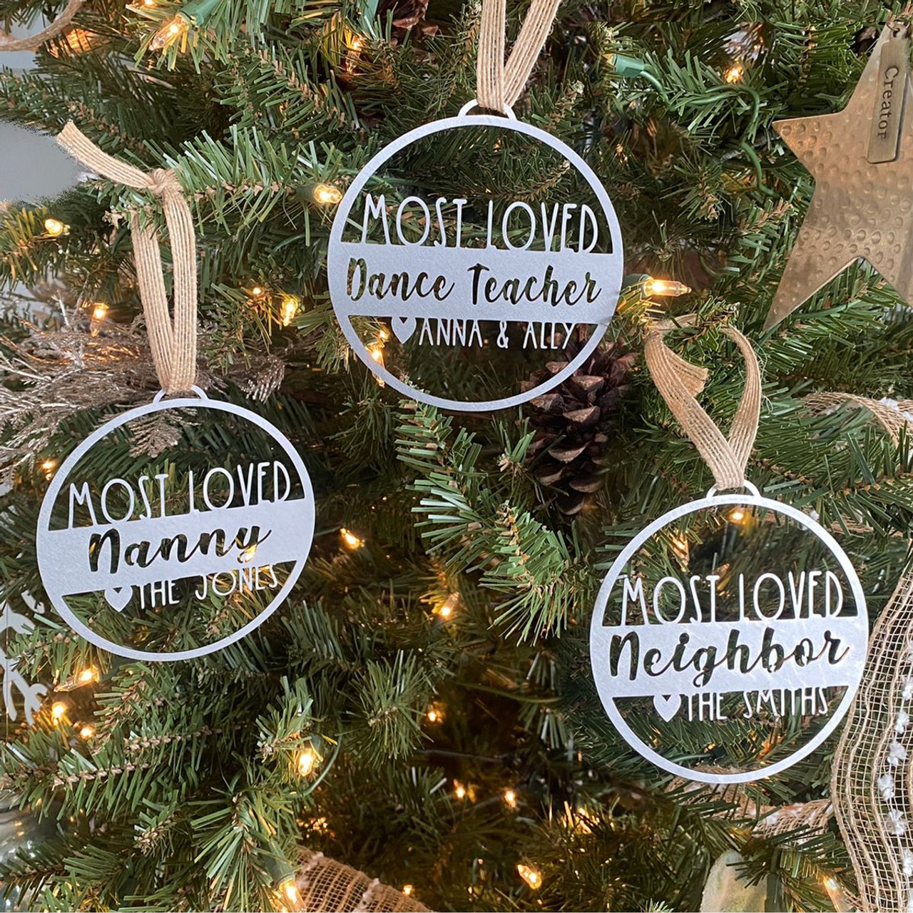 Personalized VIP Appreciation Ornament (3-Pack) product image