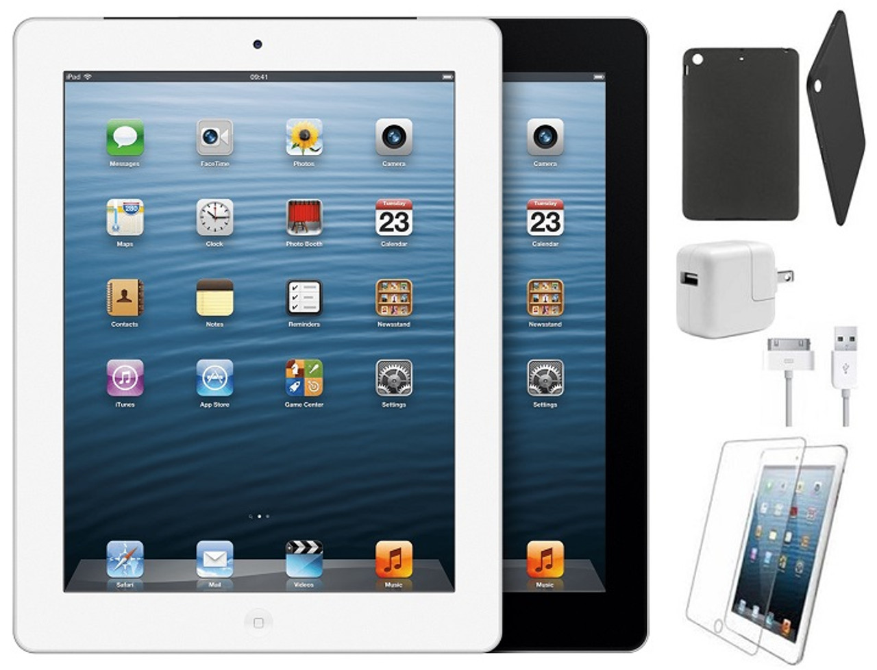 Apple iPad 4 Retina Bundle with Case, Charger & Screen Protector product image