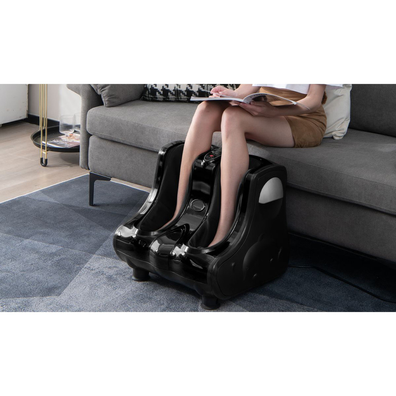 Foot and Calf Massager with Heat, Vibration, Deep Kneading, and Shiatsu product image